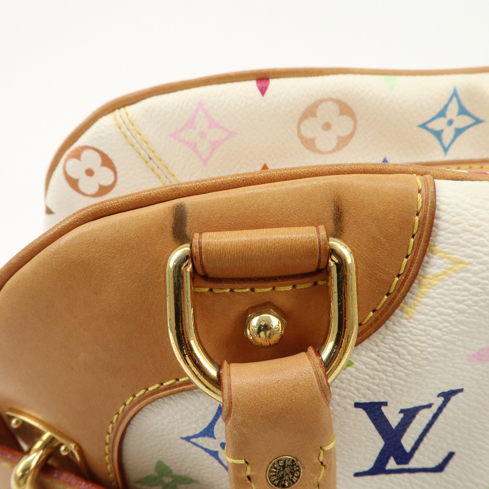 Louis Vuitton Monogram Multicolor Claudia Hand Bag Blanc M40193