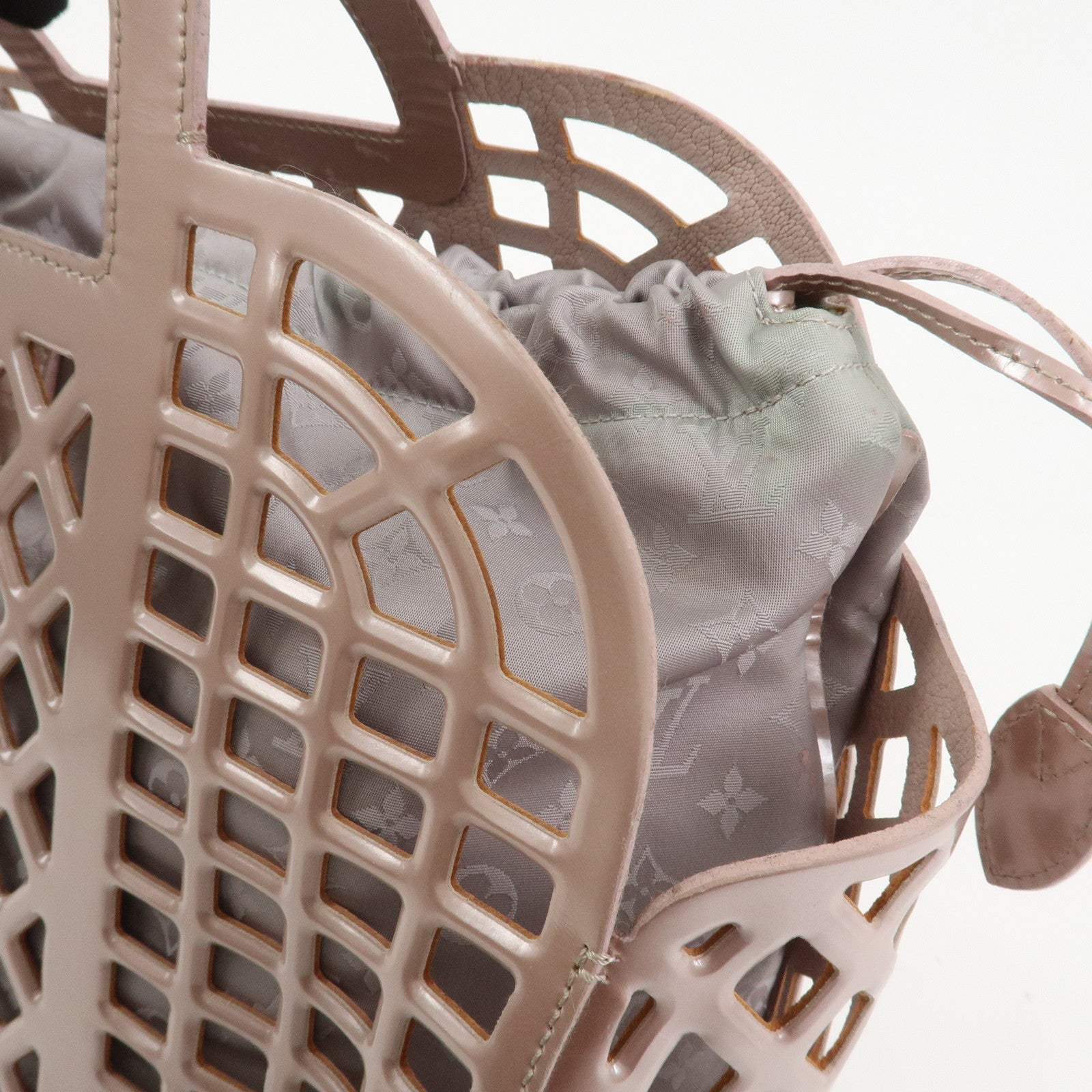 Louis Vuitton Gerry MM 2012 Spring Summer Tote Bag Rose M94207