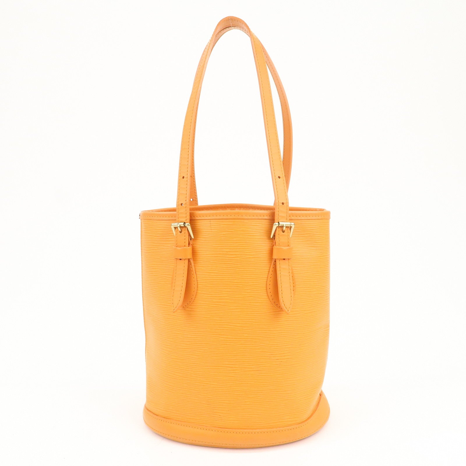Louis Vuitton Epi Bucket PM Shoulder Bag Tote Bag Mandarin M5899H