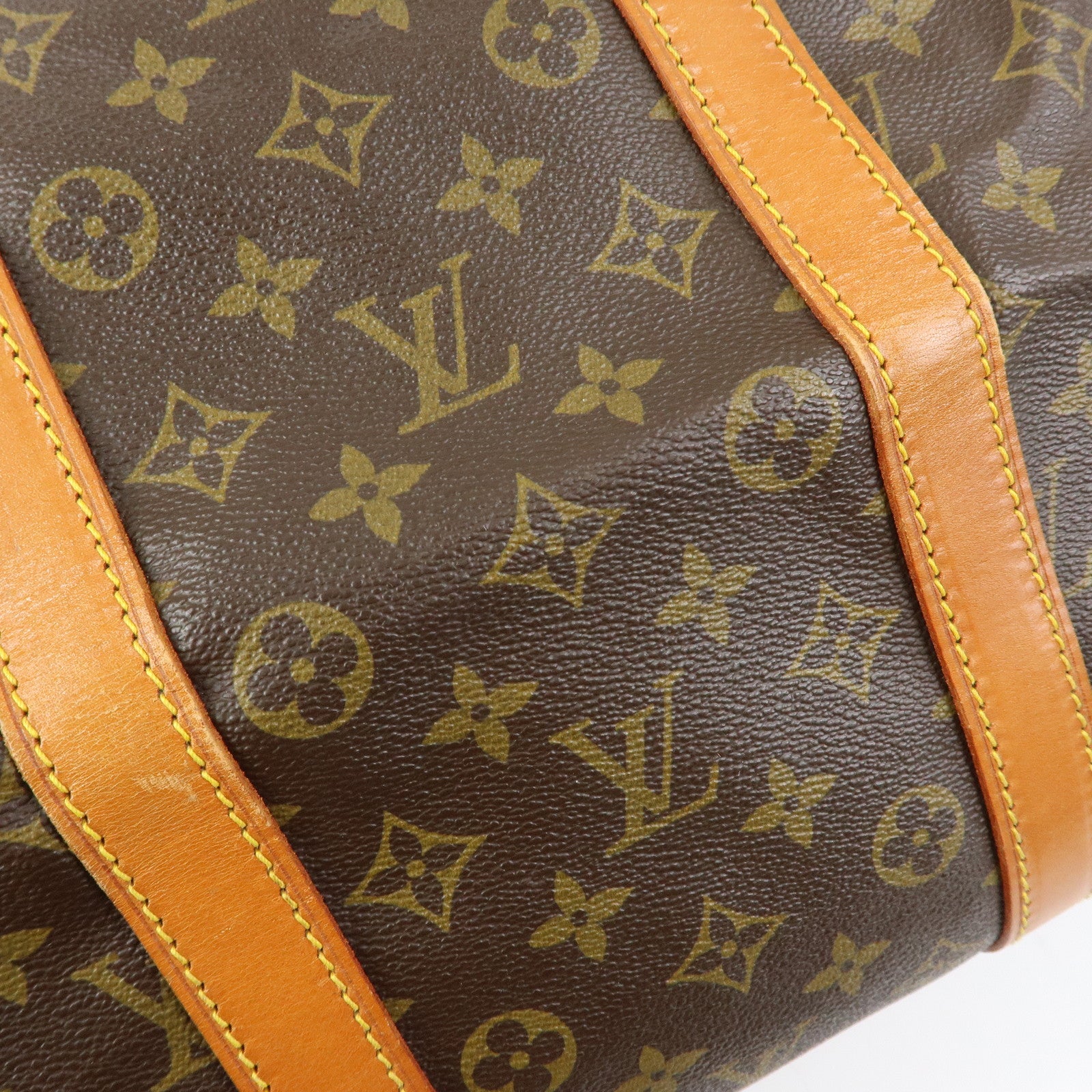 Louis Vuitton Monogram Keep All Bandouliere 55 Boston Bag M41414