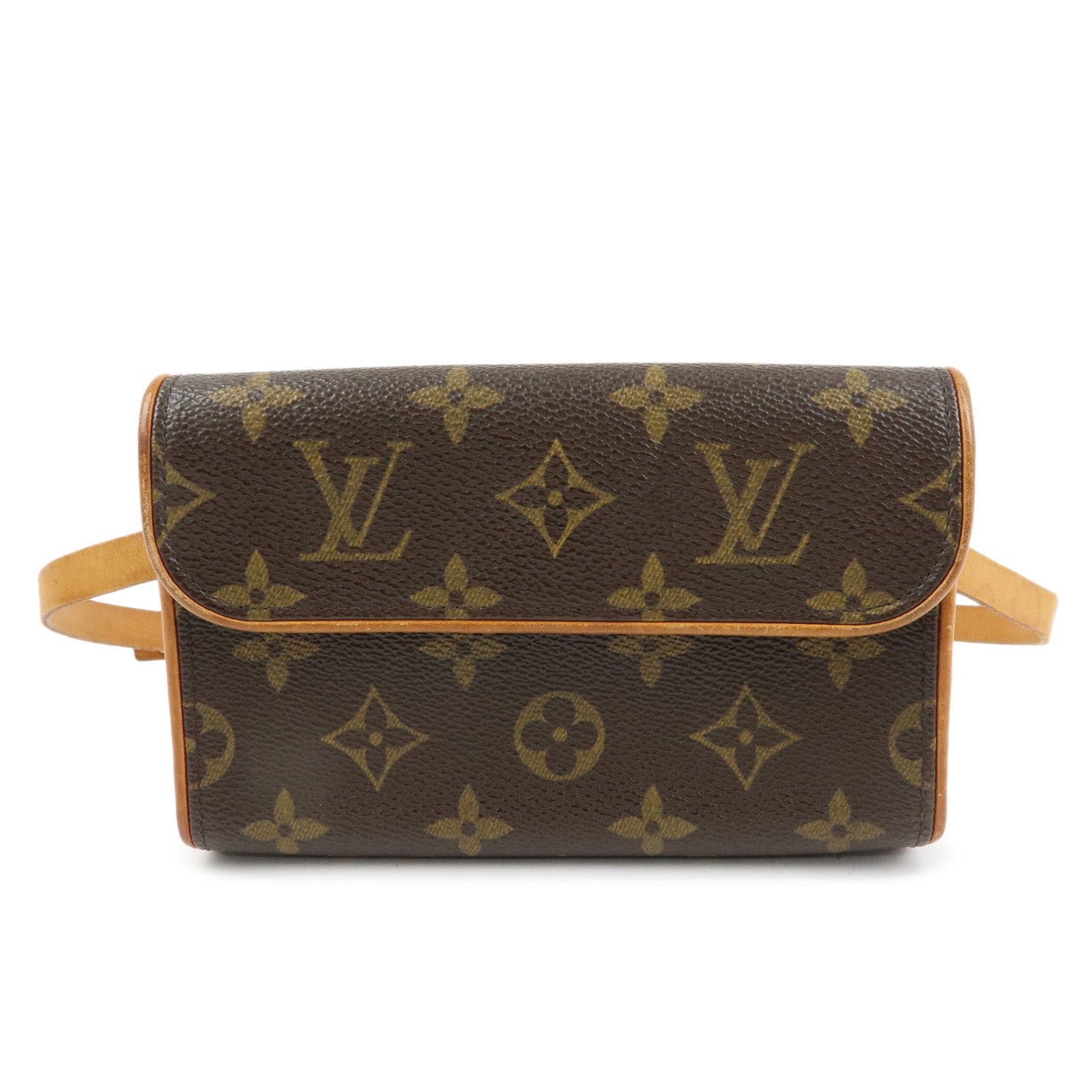 Louis Vuitton Monogram Pochette Florentine Waist Bag Belt L M51855