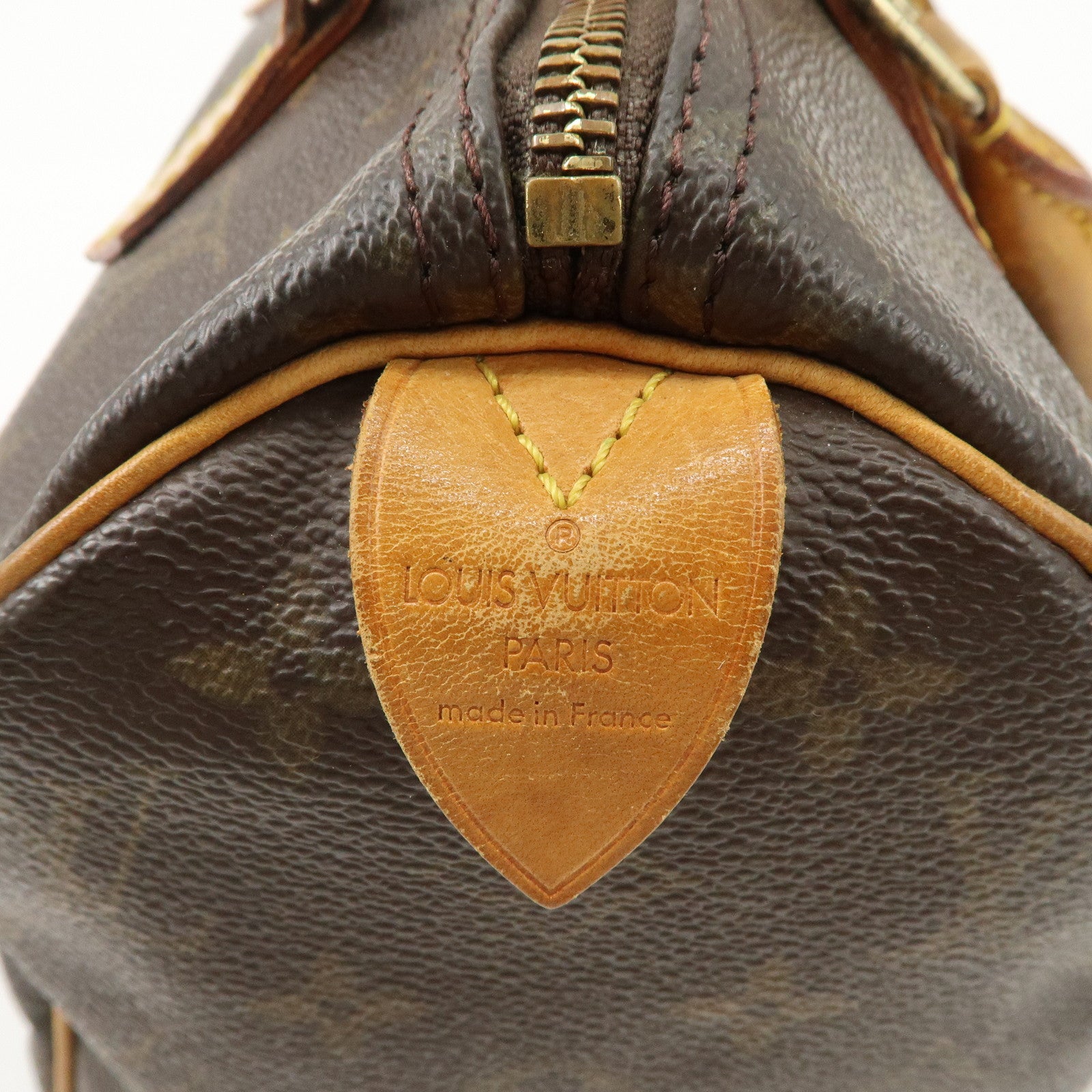 Louis Vuitton Monogram Speedy 25 Hand Bag Boston Bag M41528 Used