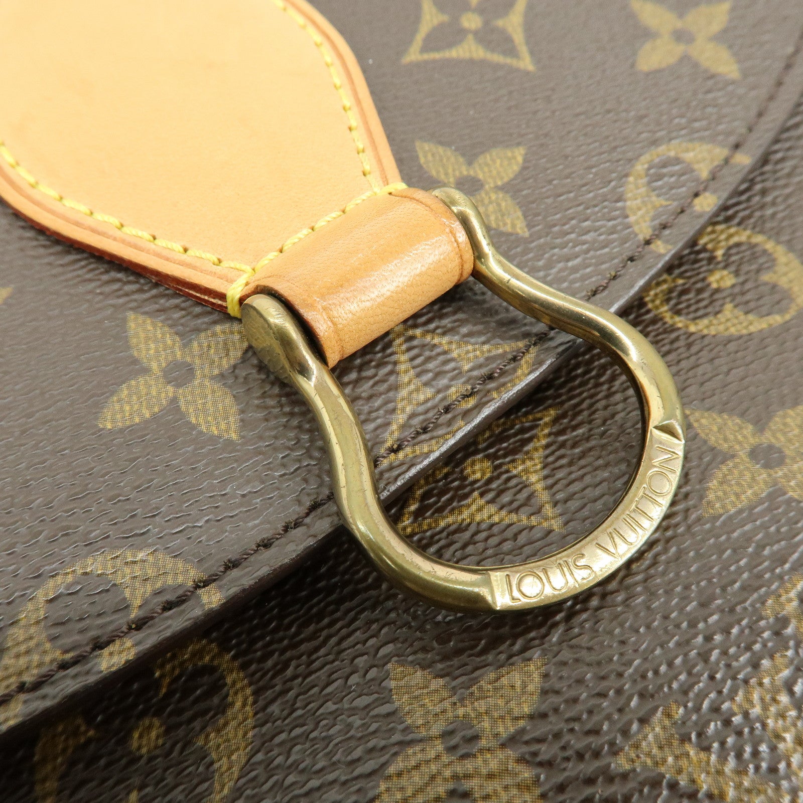 Louis Vuitton Monogram Saint Cloud GM Shoulder Bag Brown M51242