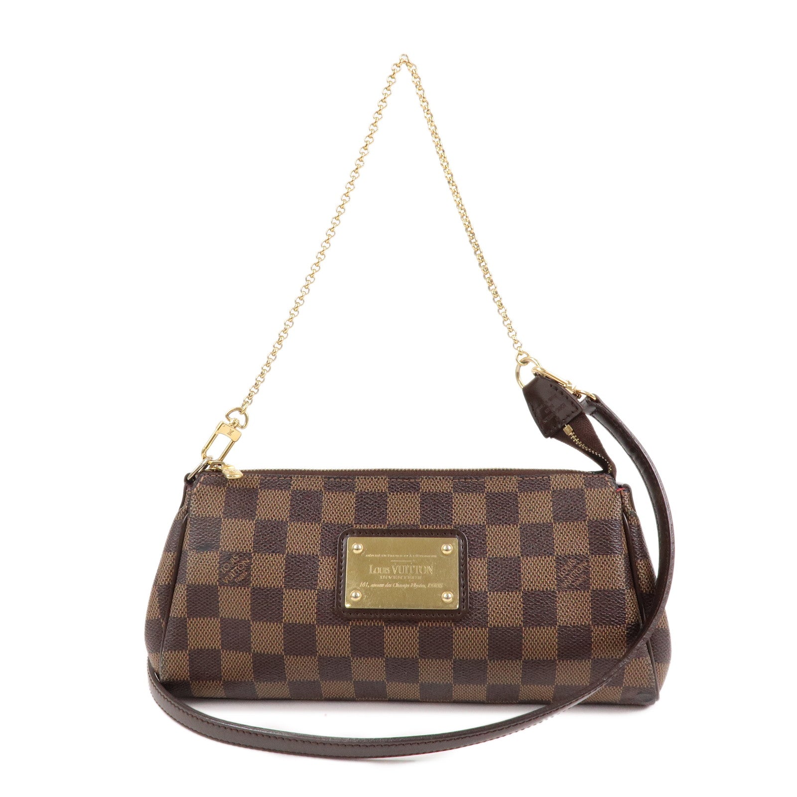 Louis Vuitton Damier Eva 2Way Hand Shoulder Bag Damier Ebene N55213