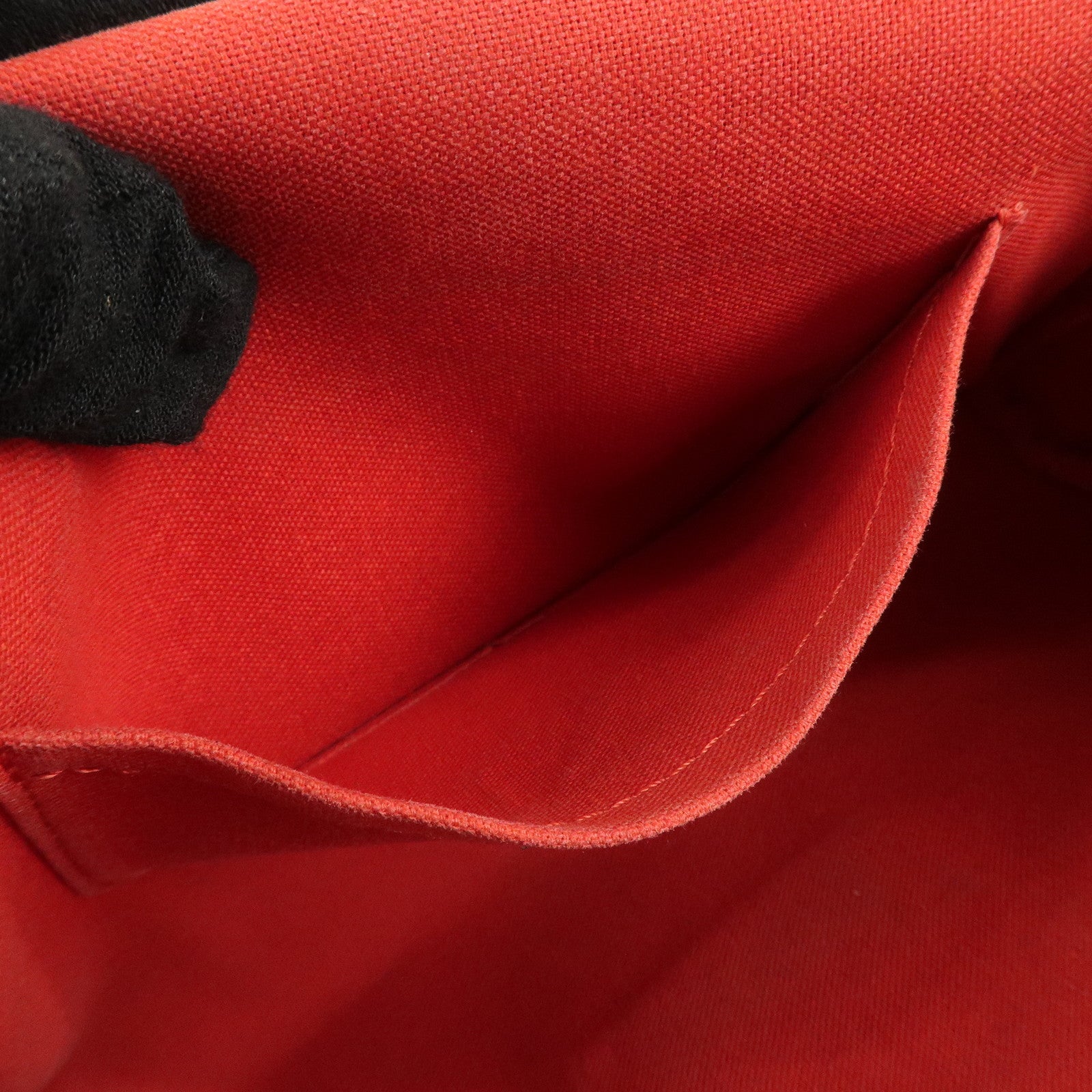 Louis Vuitton Damier Favorite MM Canvas Leather Shoulder Bag FL4126 Used