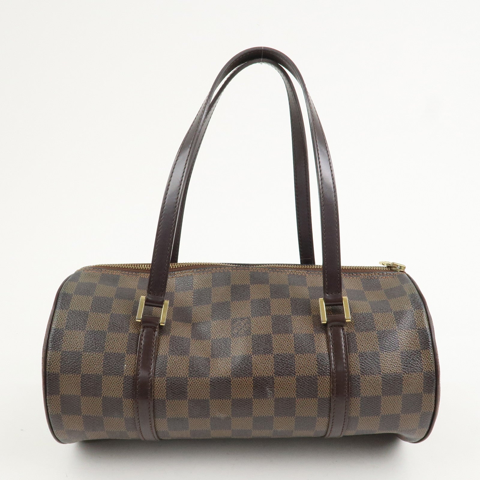 Louis Vuitton Damier Ebene Papillon 30 Hand Bag Brown N51303