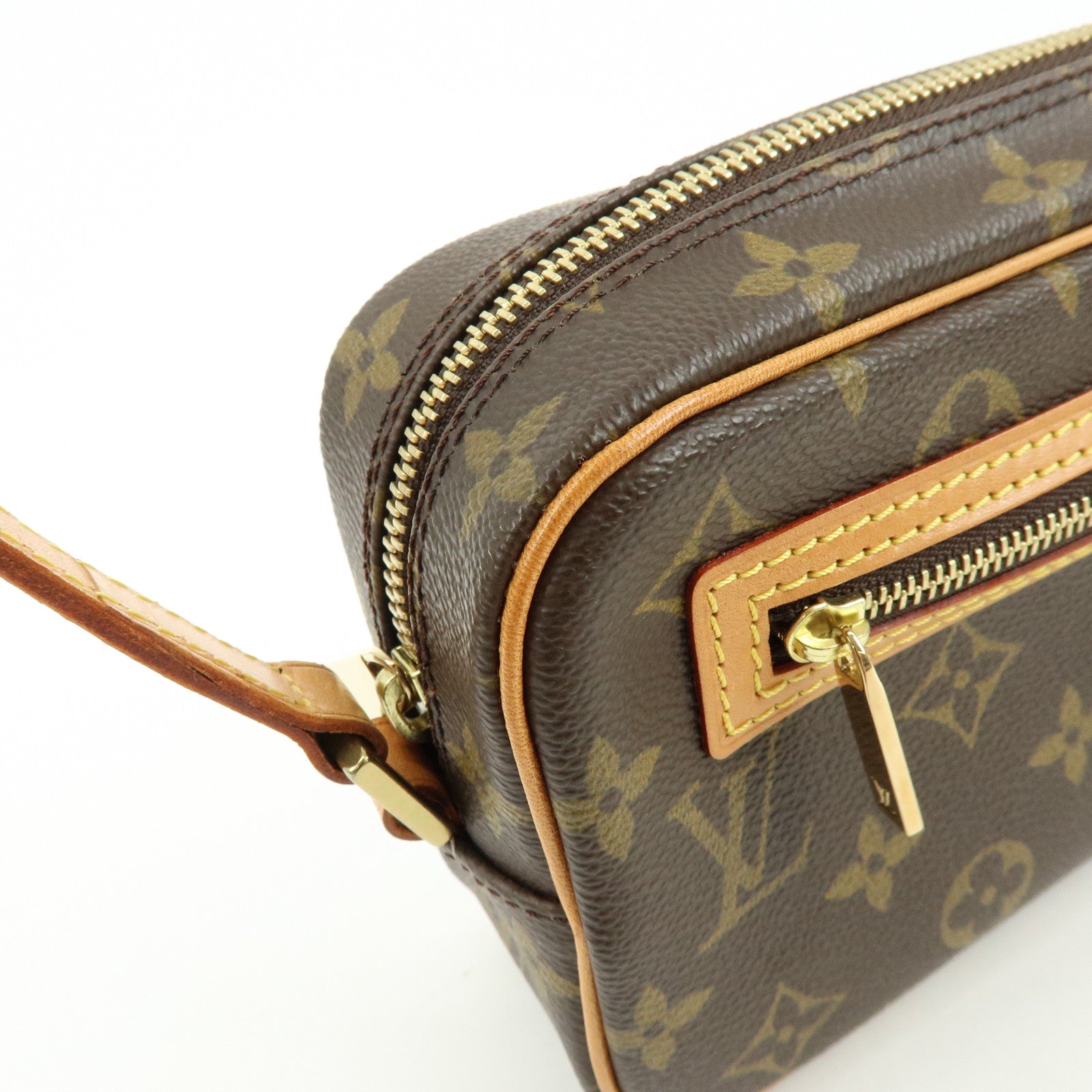 Louis Vuitton Monogram Pochette Cite Shoulder Bag Brown M51183