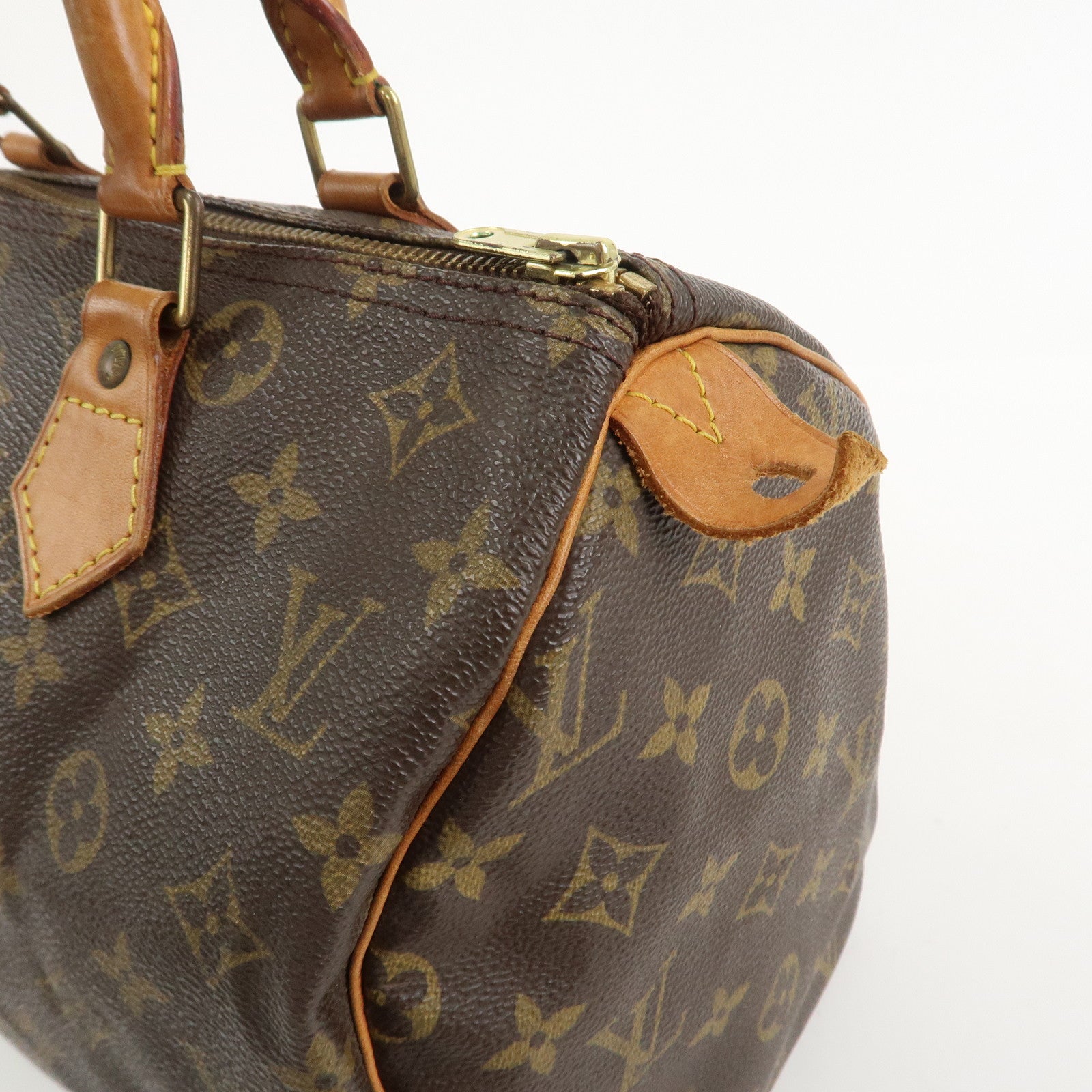 Louis Vuitton Monogram Speedy 30 Boston Bag Hand Bag Brown M41526
