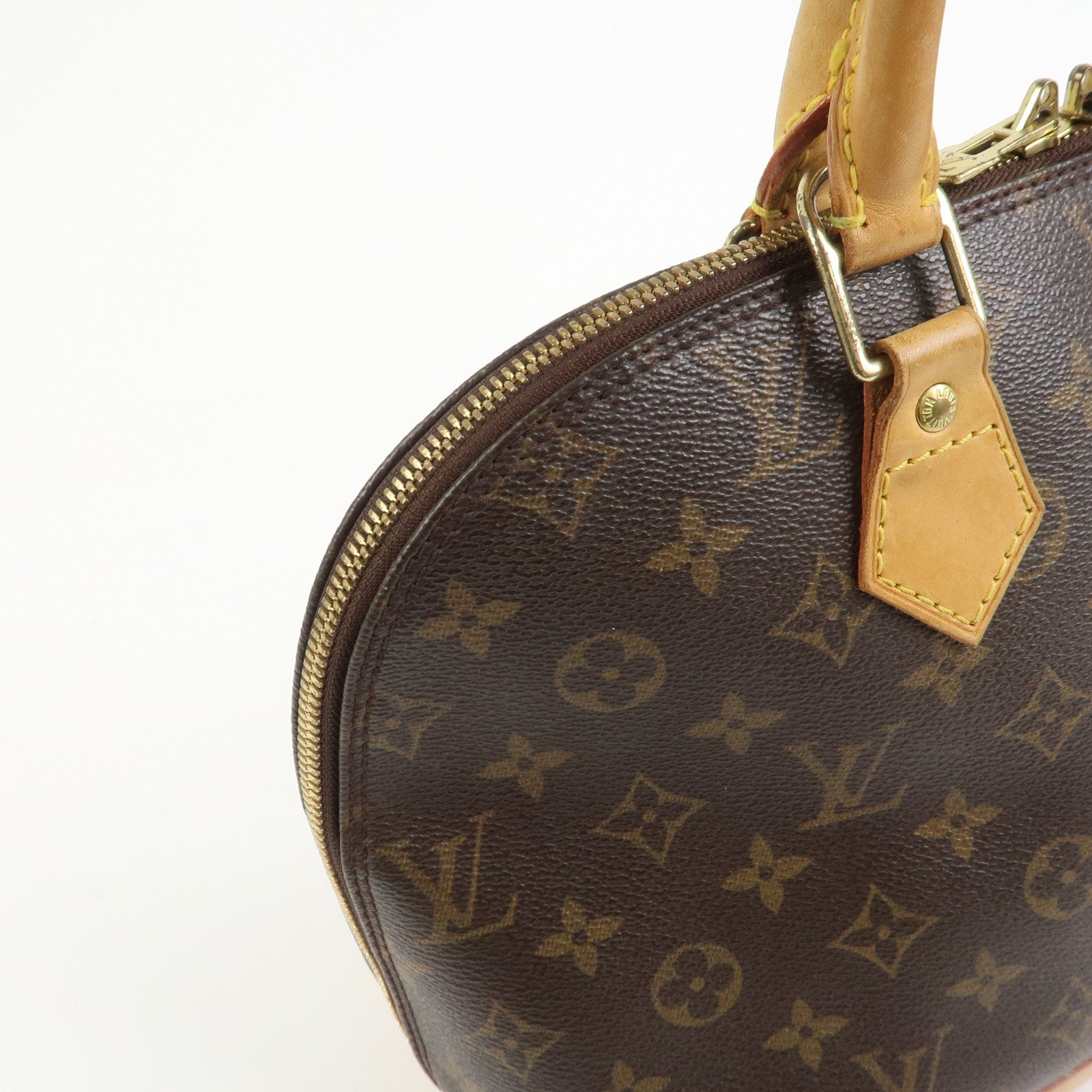 Louis Vuitton Monogram Canvas Alma Hand Bag Brown M51130