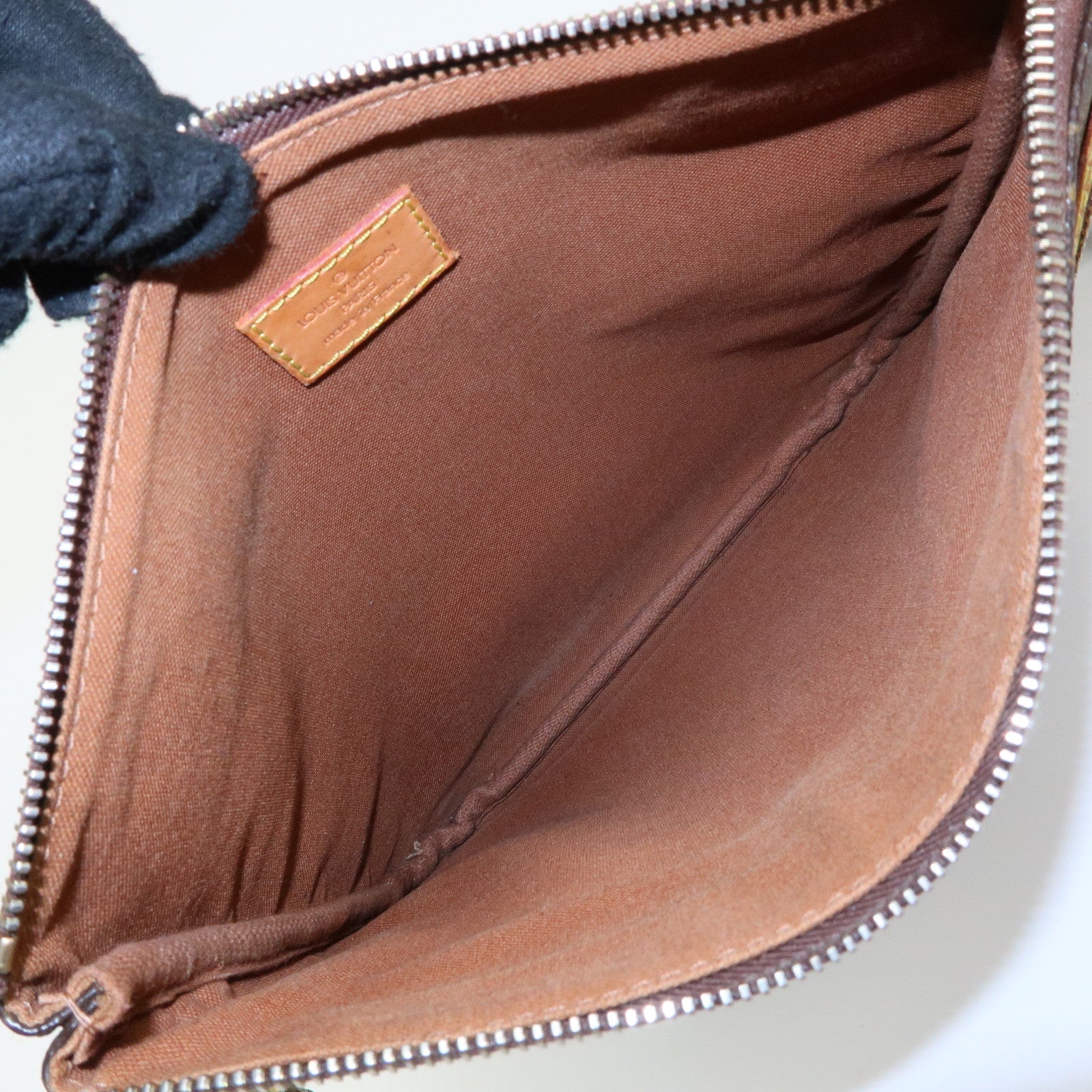 Louis Vuitton Monogram Pochette Bosphore Shoulder Bag Brown M40044