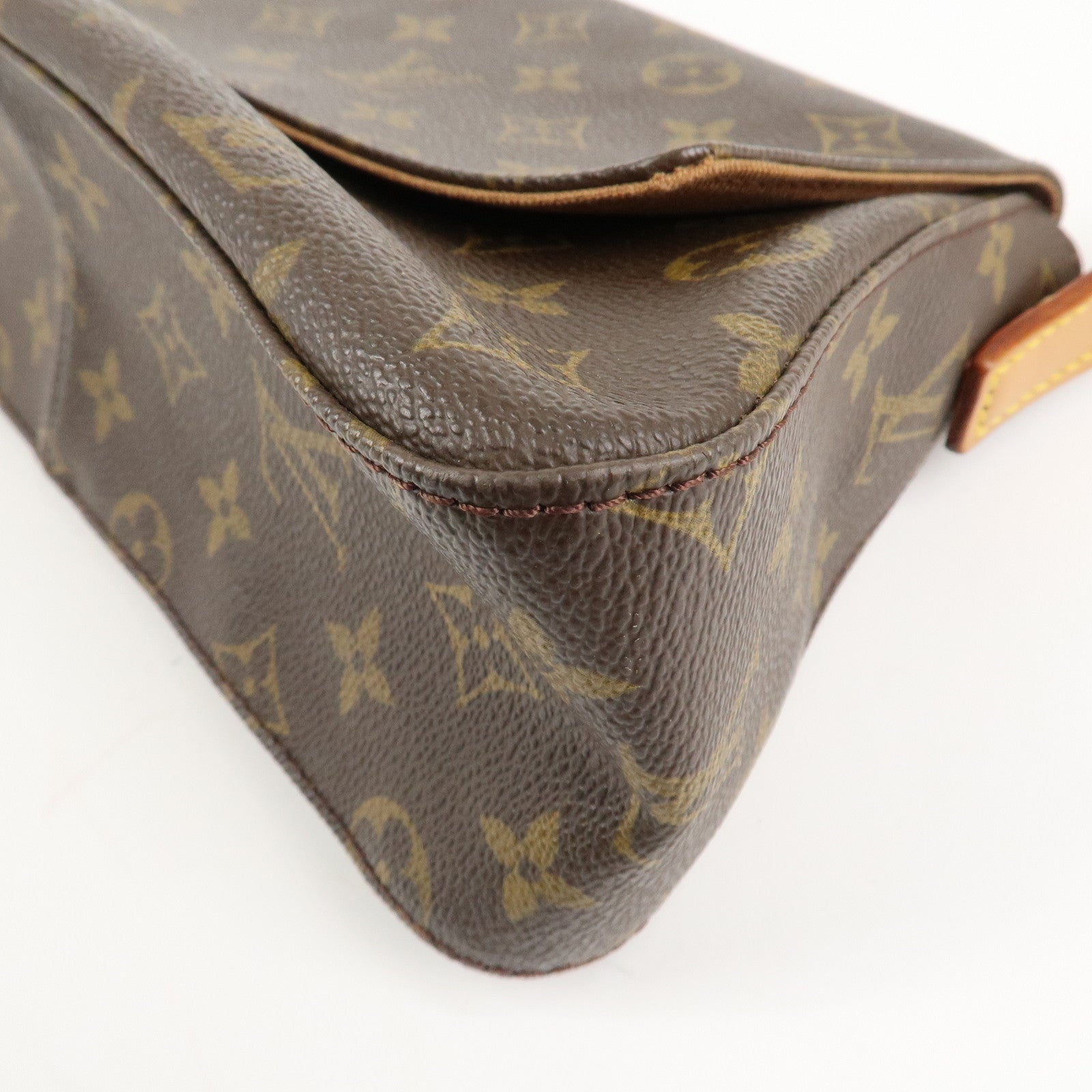 Louis Vuitton Monogram Mini Looping Shoulder Bag Brown M51147 Used