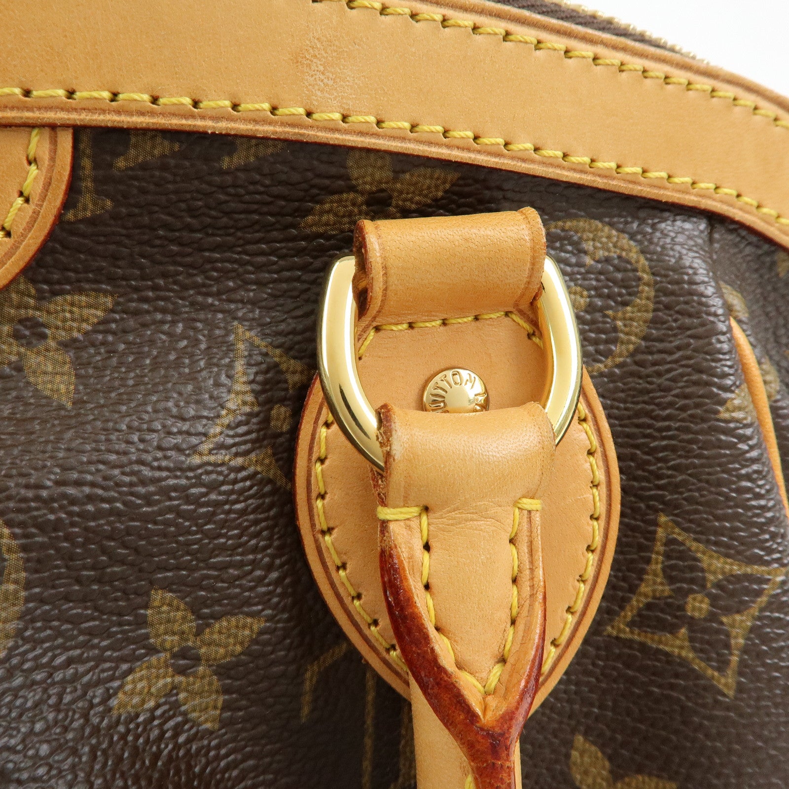 Louis Vuitton Monogram Tivoli PM Hand Bag Shoulder Bag Brown M40143