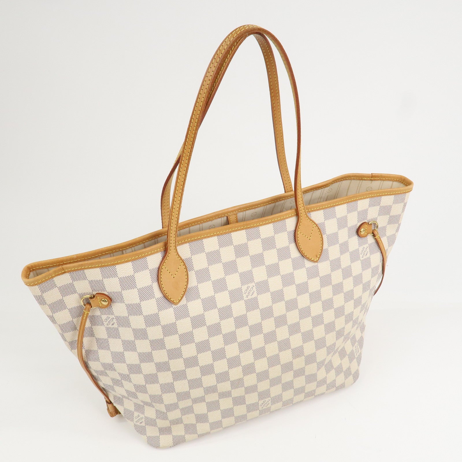 Louis Vuitton Damier Azur Neverfull MM Tote Bag Shoulder Bag N51107