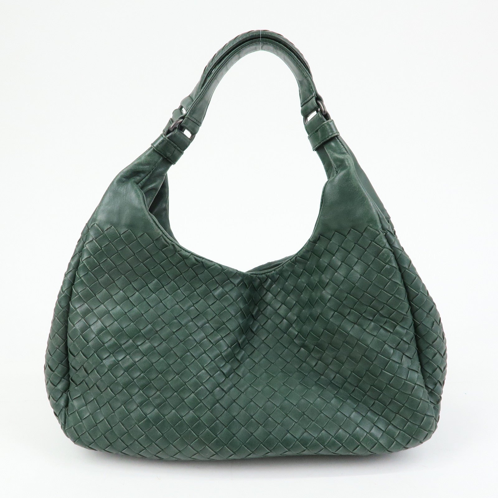 BOTTEGA VENETA Campana Intrecciato Leather Hand Bag 125787V0016