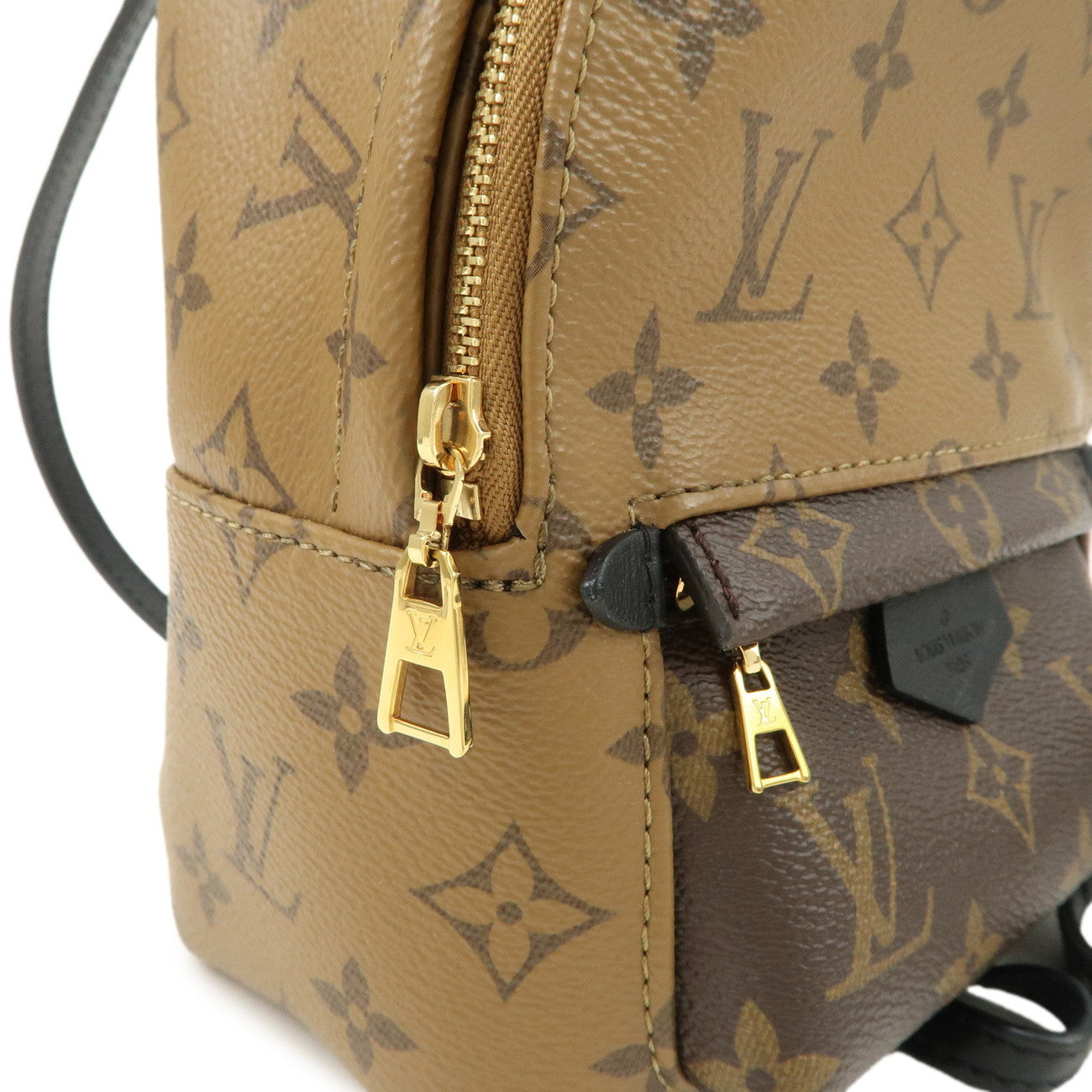 Louis Vuitton Monogram Reverse Palm Springs Mini Backpack M44872