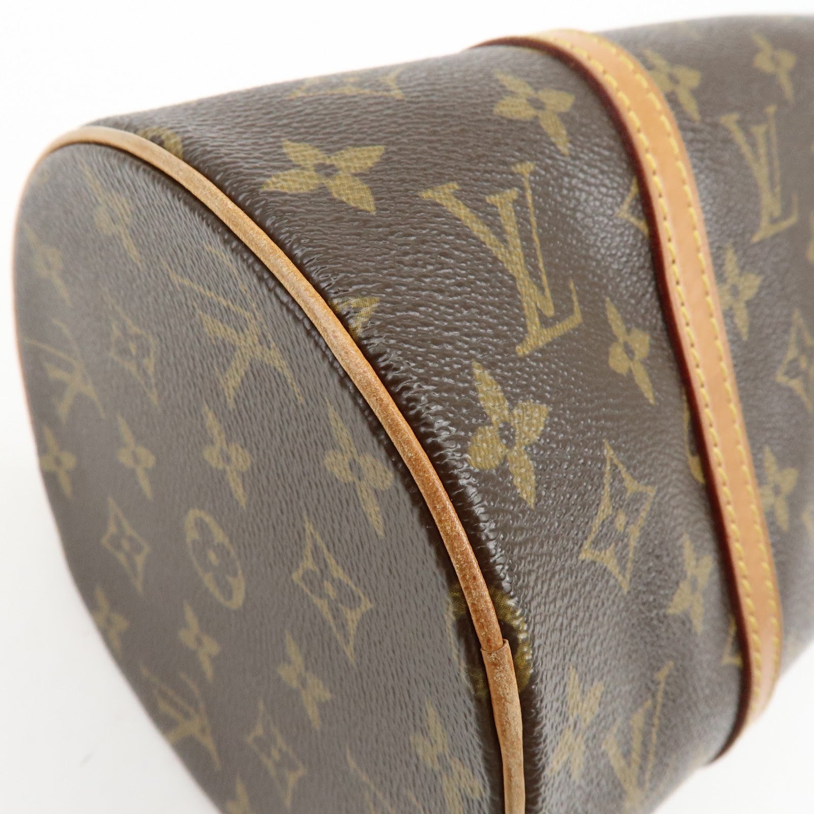 Louis Vuitton Monogram Papillon 30 Hand Bag Brown M51385