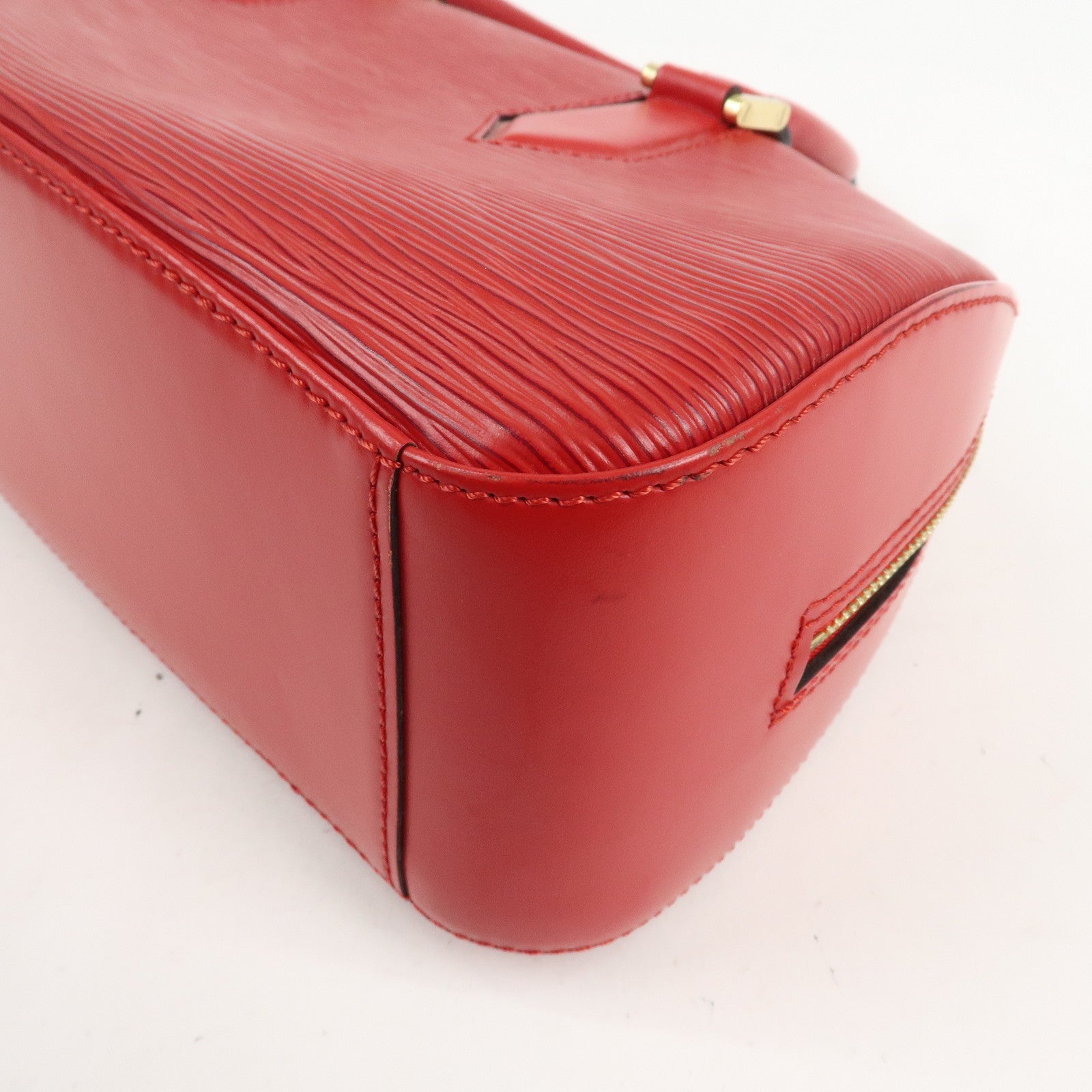 Louis Vuitton Epi Jasmine Hand Bag Castilian Red M52087