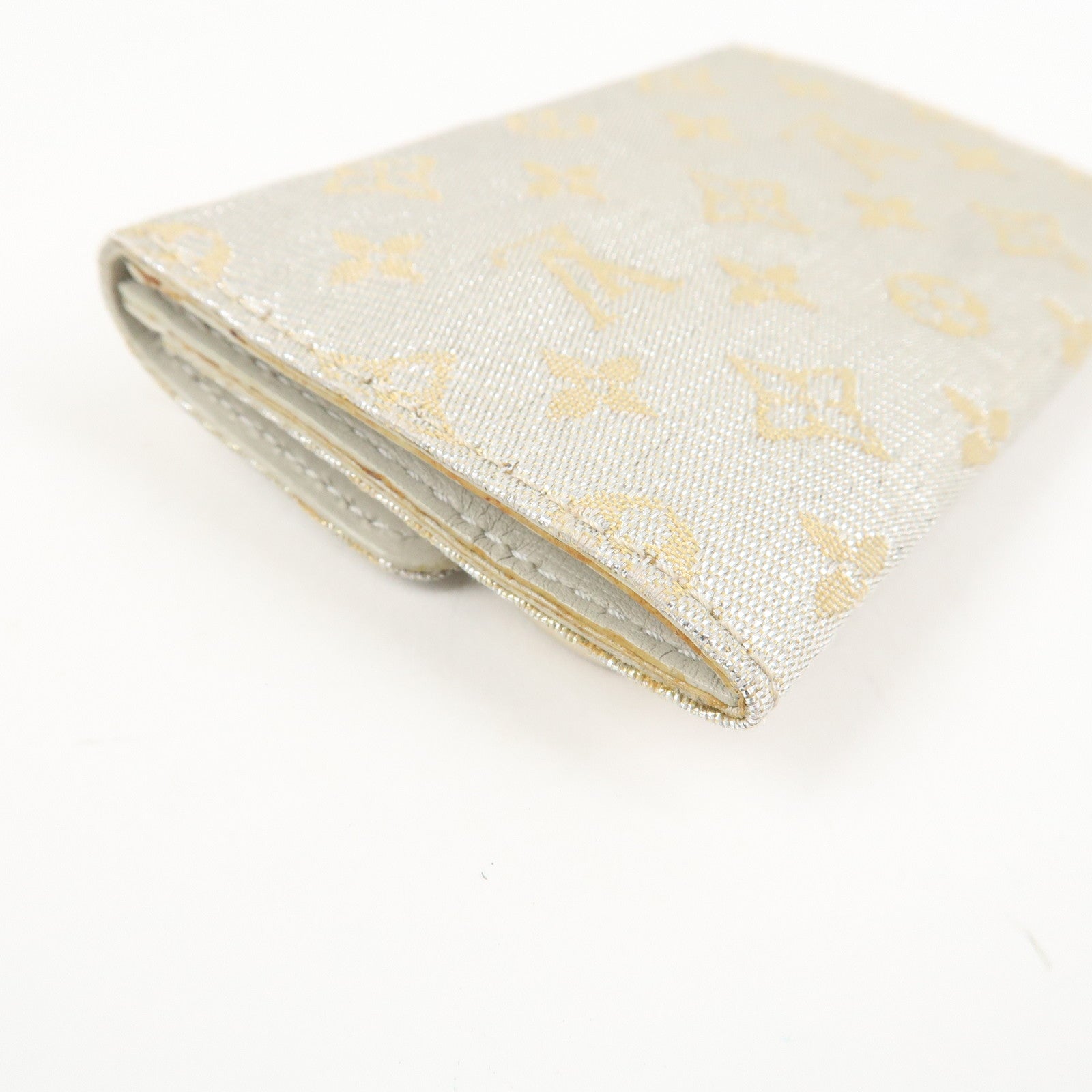 Louis Vuitton Monogram Shine Porte Monnaie Canvas Leather M92369 Used