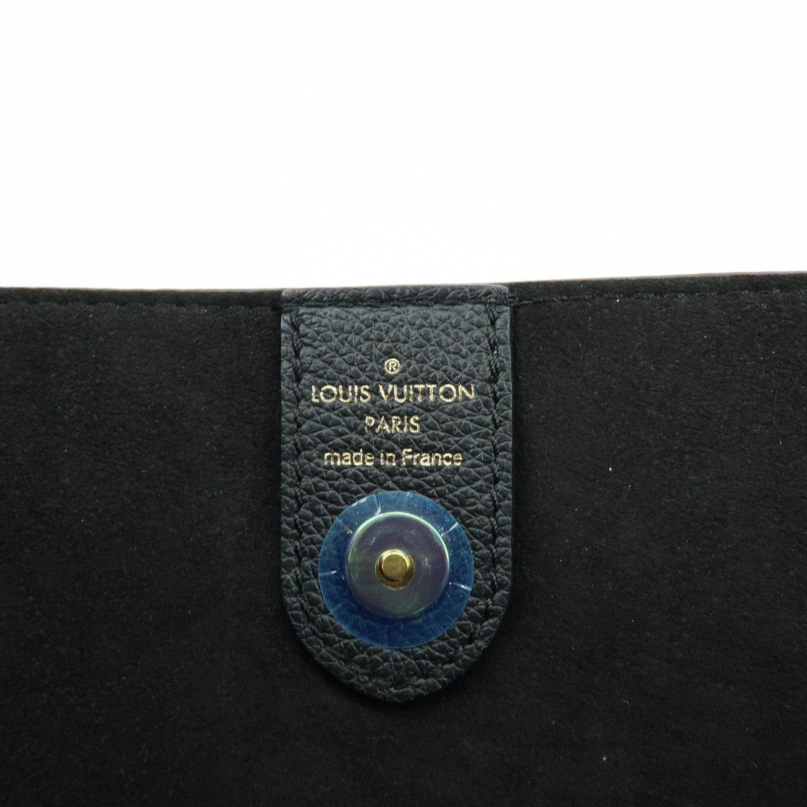 Louis Vuitton Lock Me Calf Leather Hand Bag Noir Black M54569