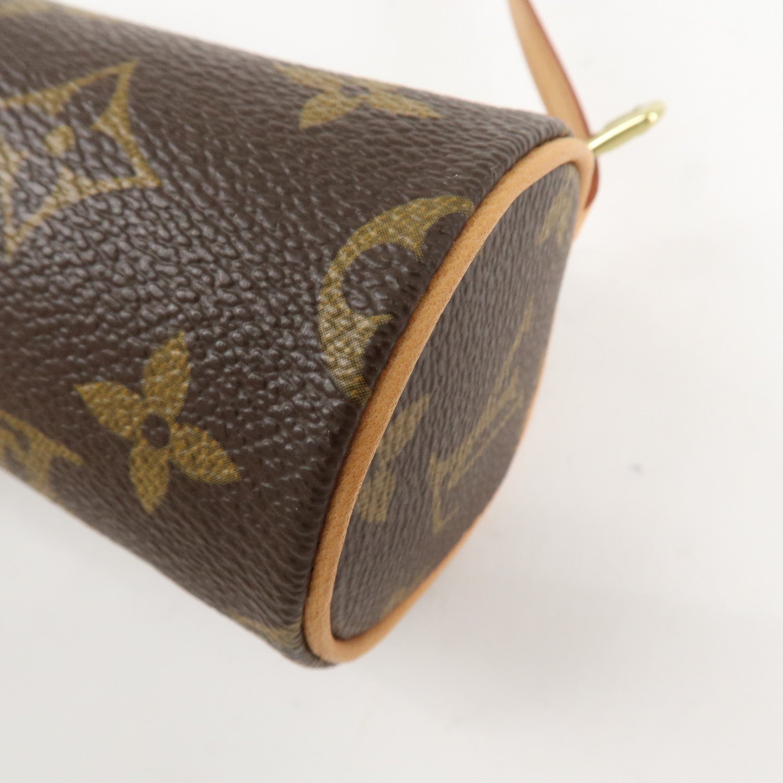 Louis Vuitton Monogram Mini Pouch for Papillon Bag New Style Brown Used