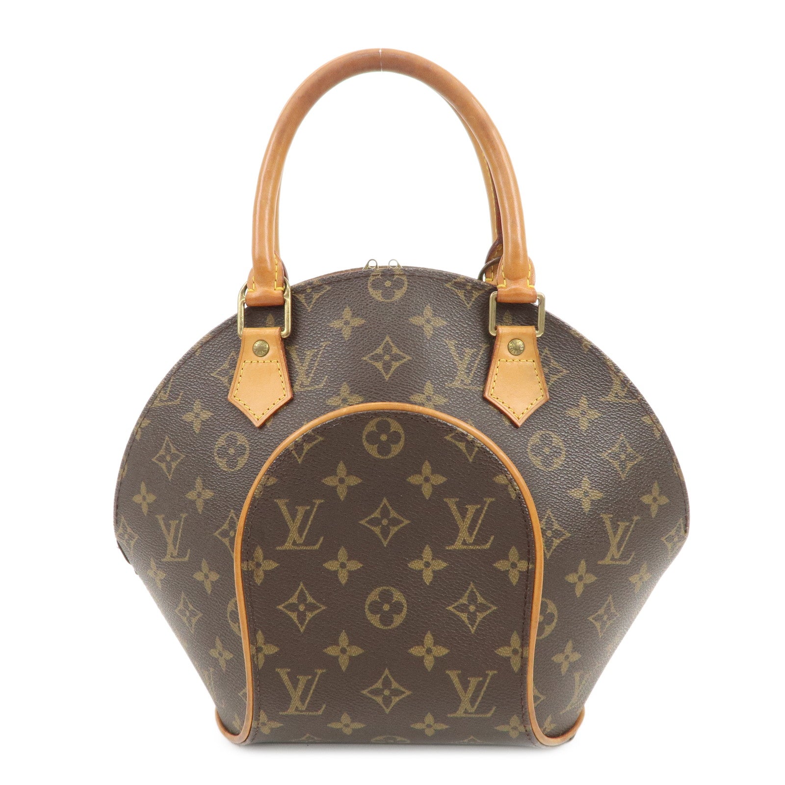 Louis Vuitton Monogram Ellipse PM Hand Bag Brown M51127
