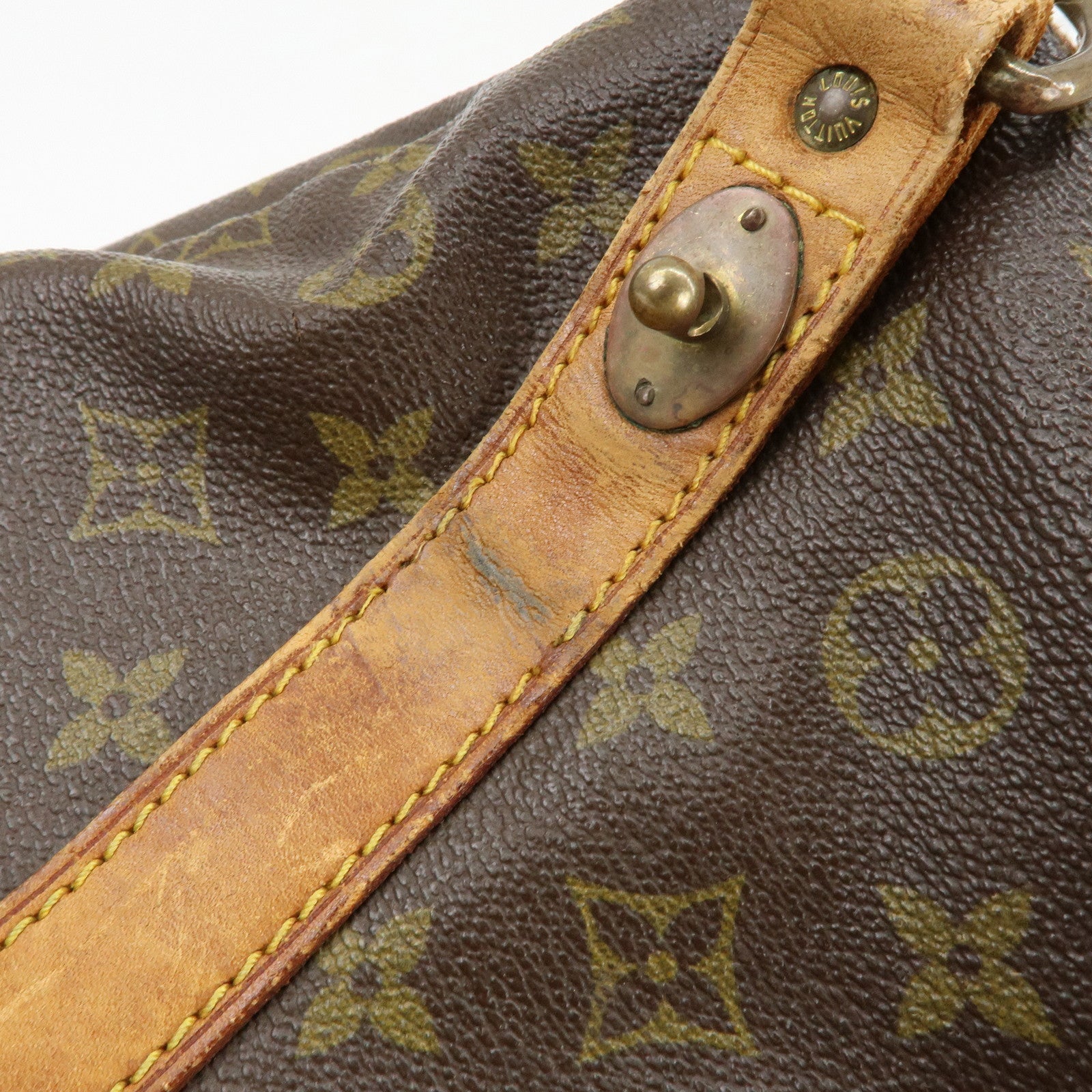 Louis Vuitton Monogram Keep All Bandouliere 55 Boston Bag M41414