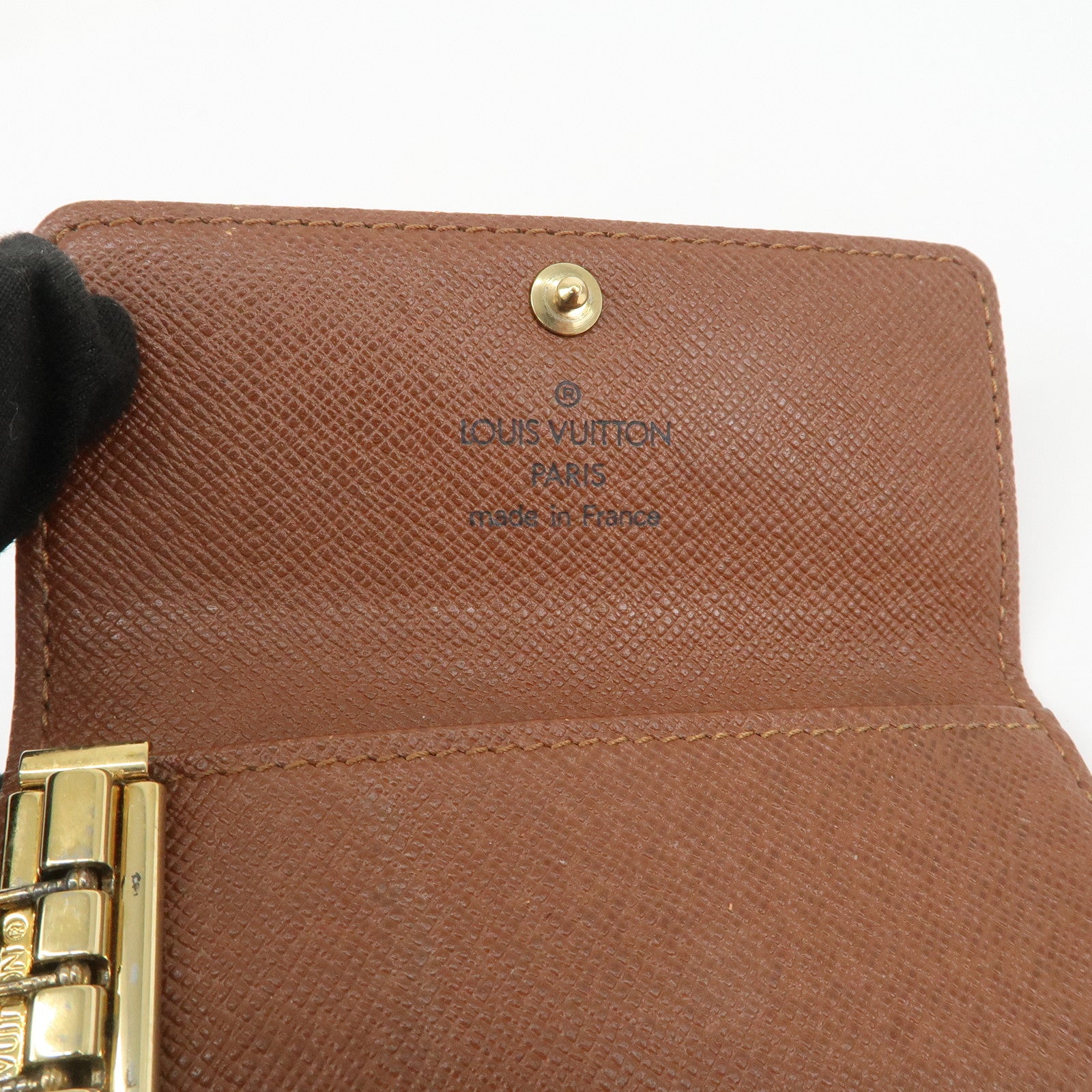 Louis Vuitton Monogram Multicles 4 Key Case Key Holder Brown M69517