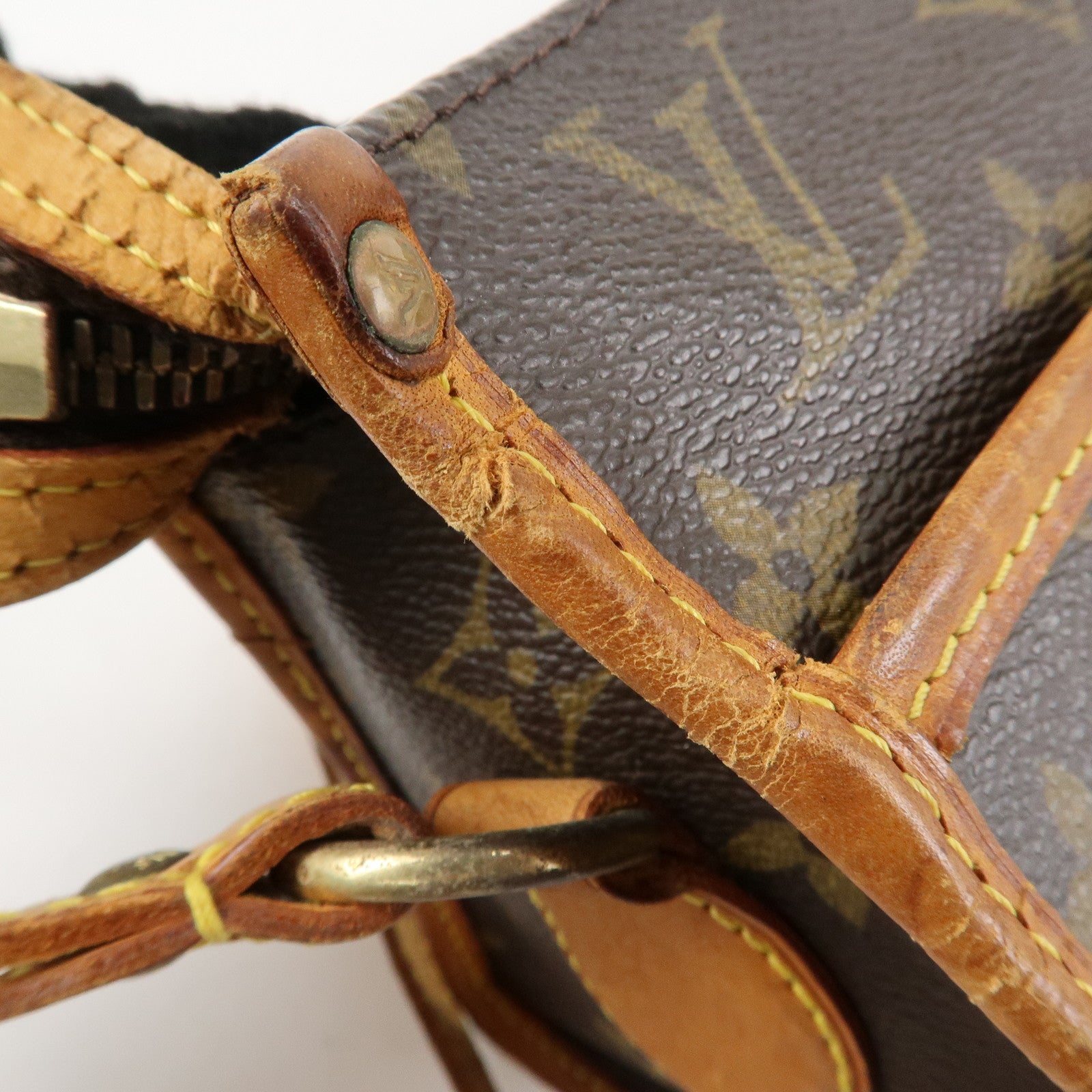 Louis Vuitton Monogram Popincourt Long Shoulder Bag Brown M40008 Used