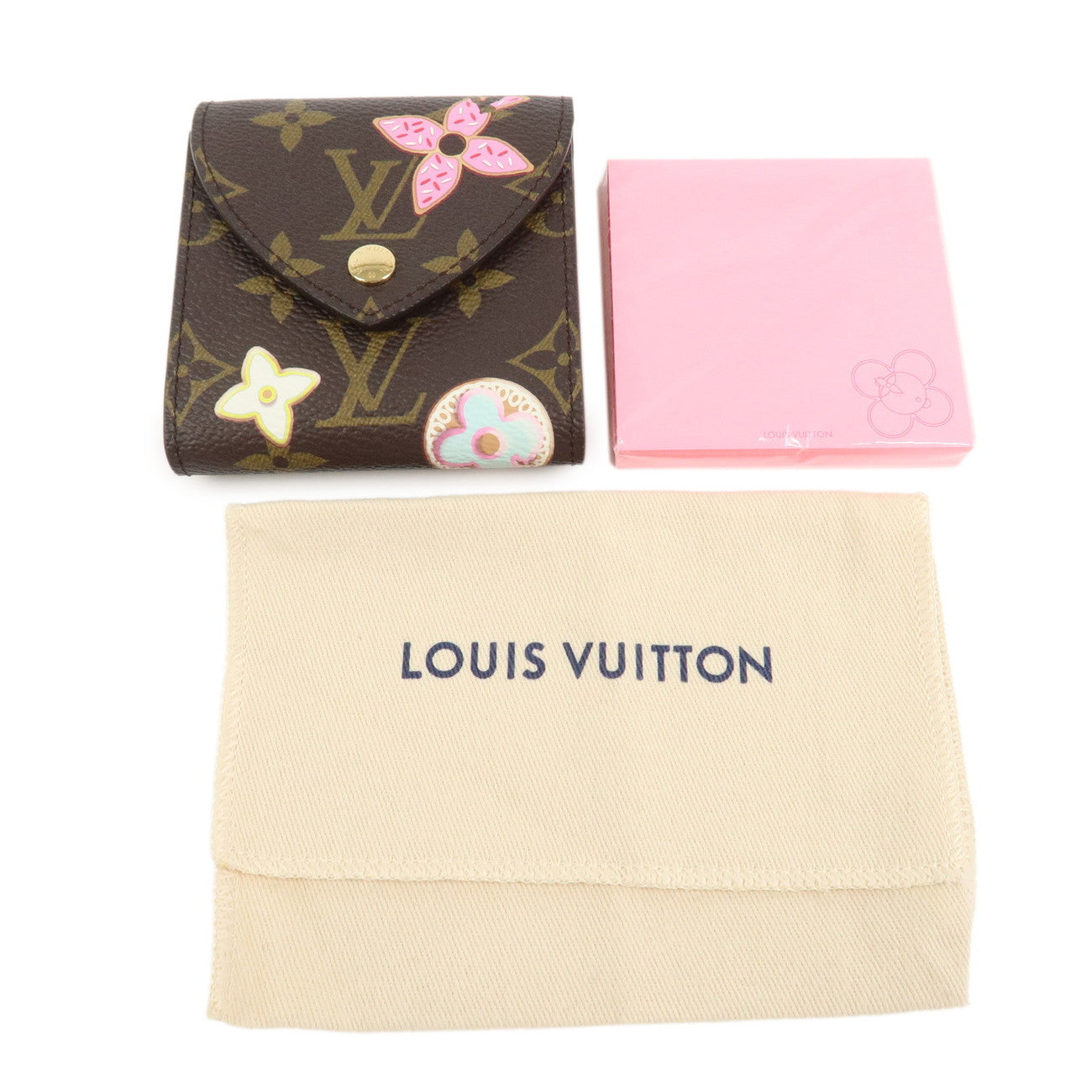 Louis Vuitton Monogram Notepad Pouch Candy Factory Brown GI1163