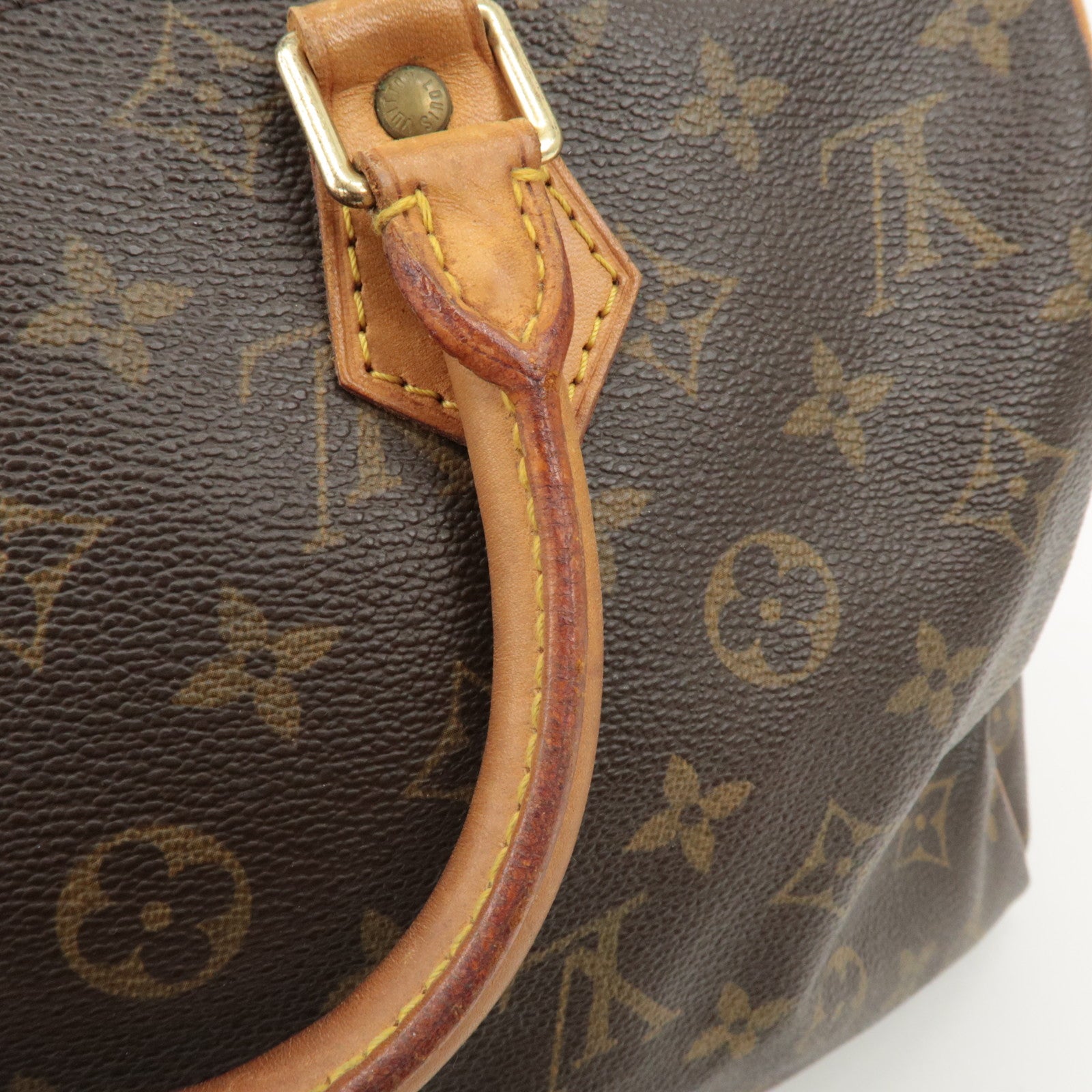 Louis Vuitton Monogram Speedy 30 Hand Bag Boston Bag M41526 Used