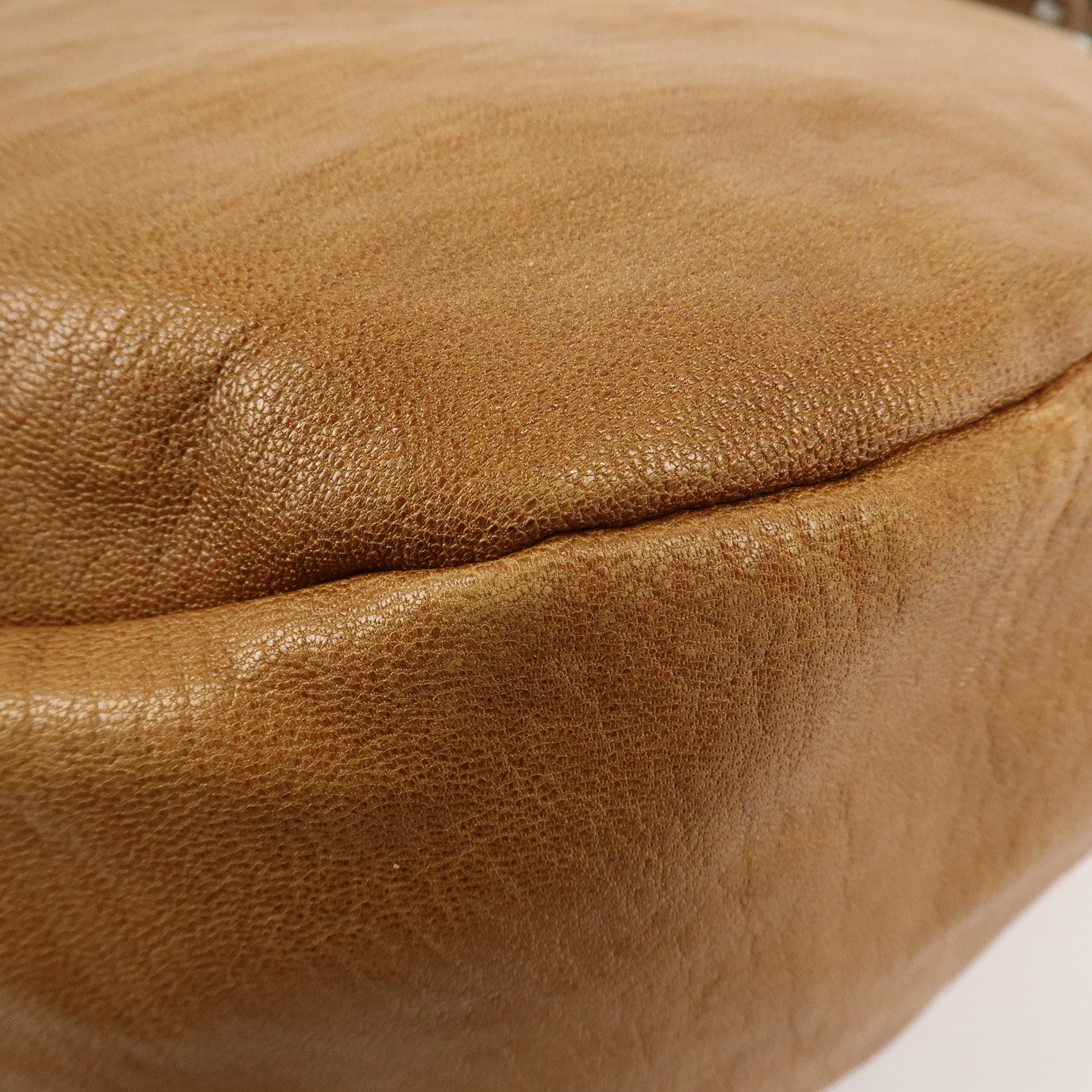 JIMMY CHOO Zodiac Sky Bag Leather Shoulder Bag Light Brown