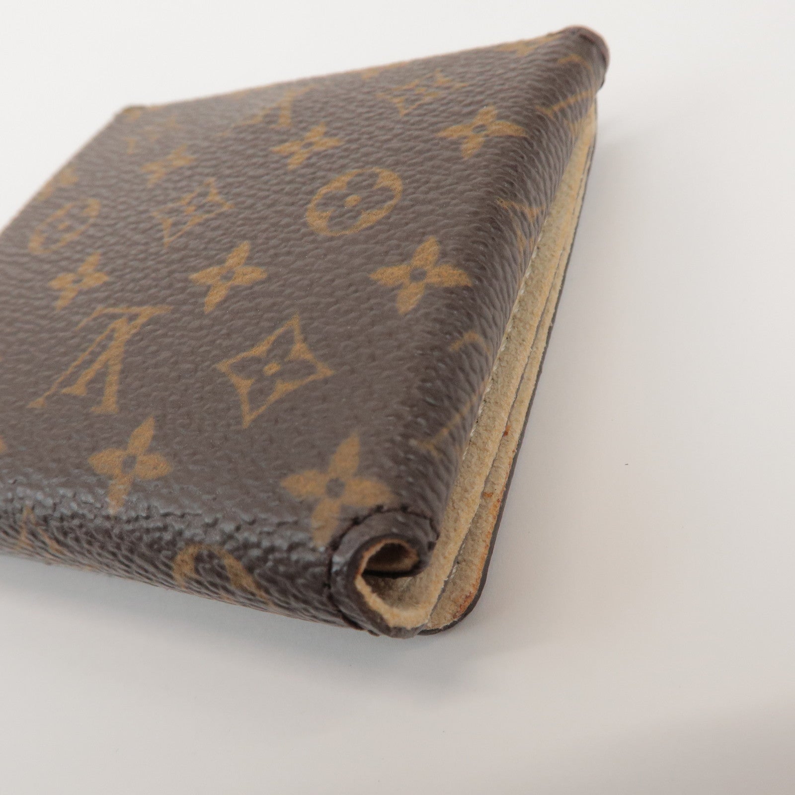 Louis Vuitton Monogram Set of 2 Necklace Case Jewelry Case Brown