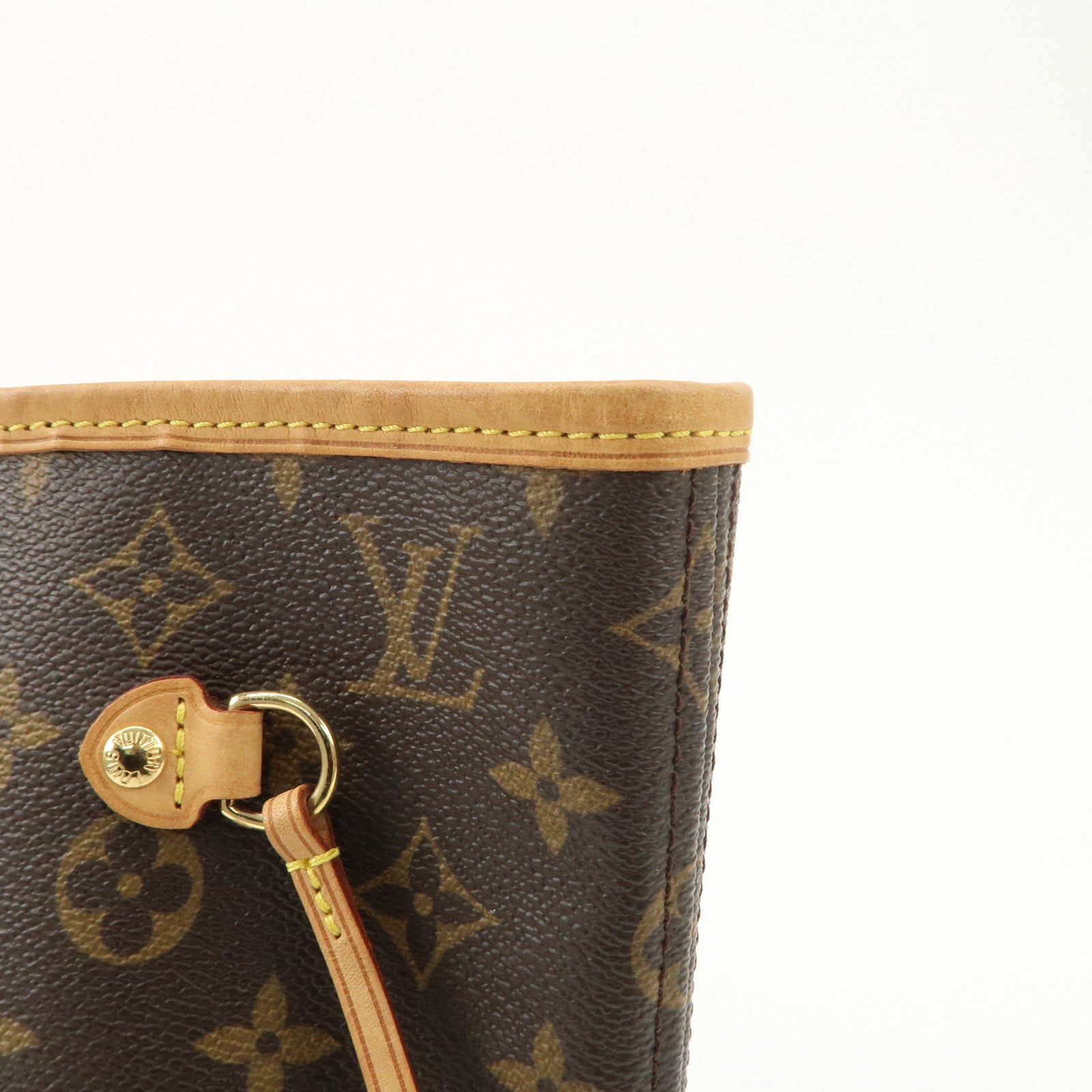 Louis Vuitton Monogram Neverfull MM Tote Bag Brown M40156 Used