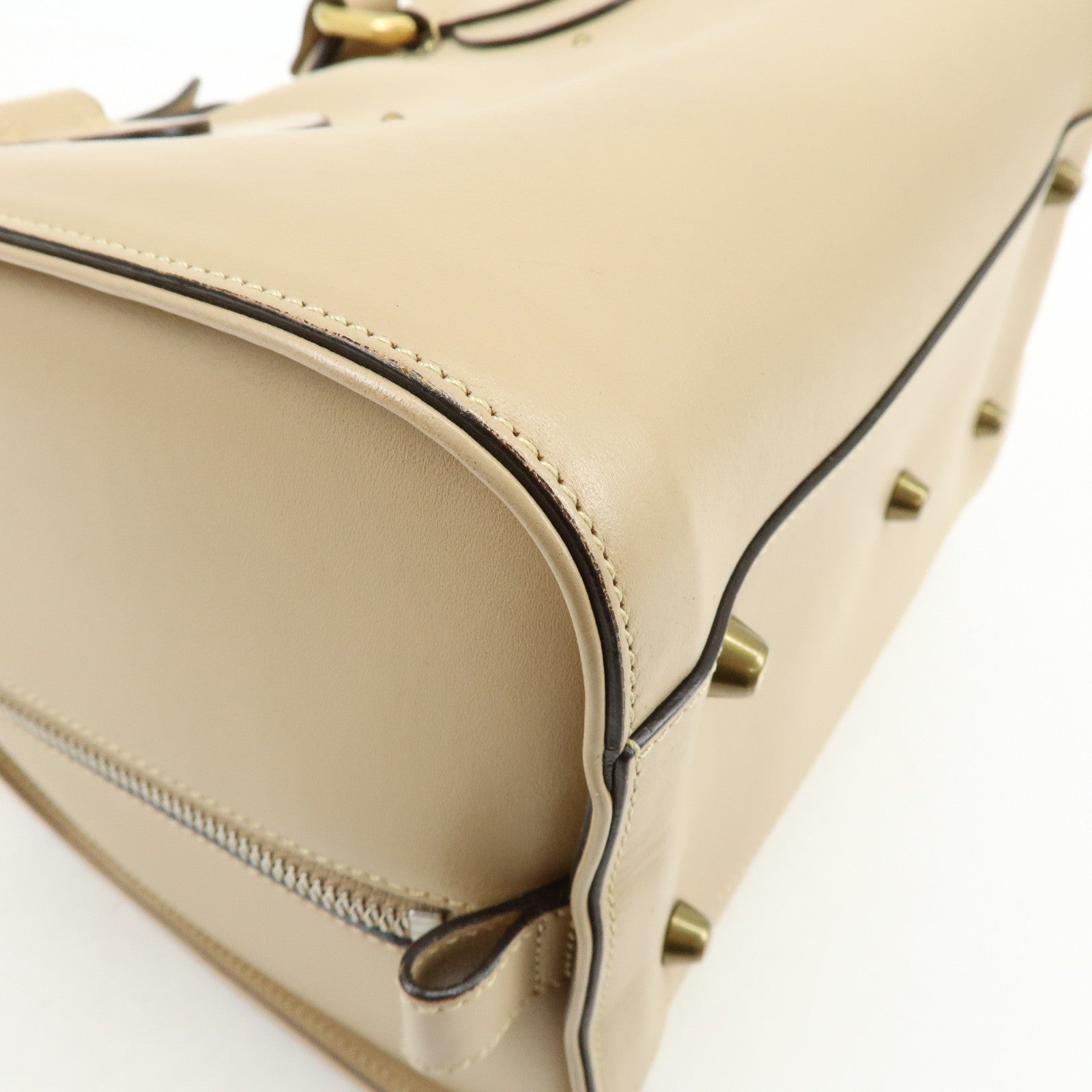 Chloe Paddington Leather 2Way Bag Shoulder Bag Shoulder Bag Beige