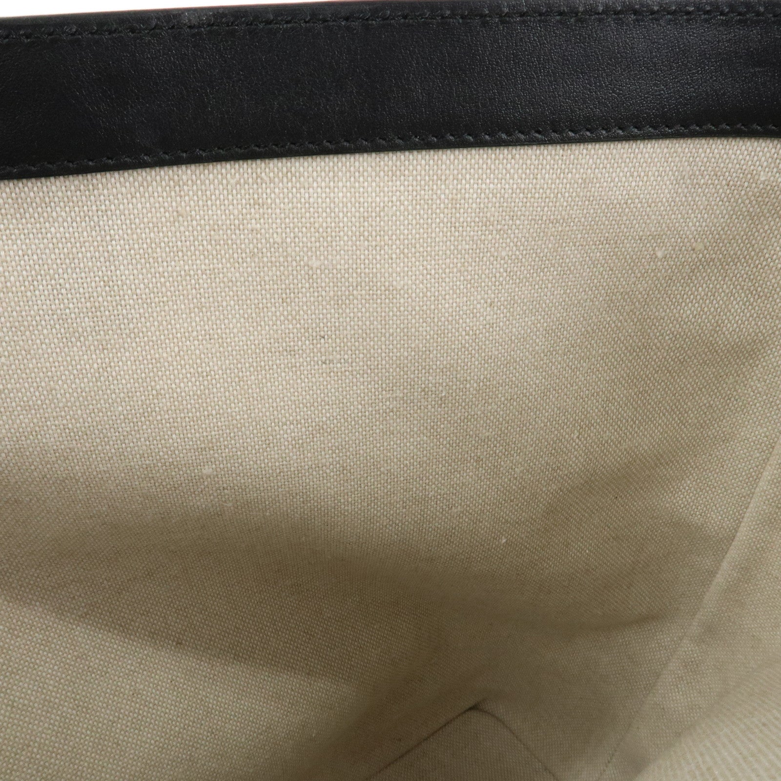 JIMMY CHOO Jaquard Leather Tote Bag Shoulder Bag Black