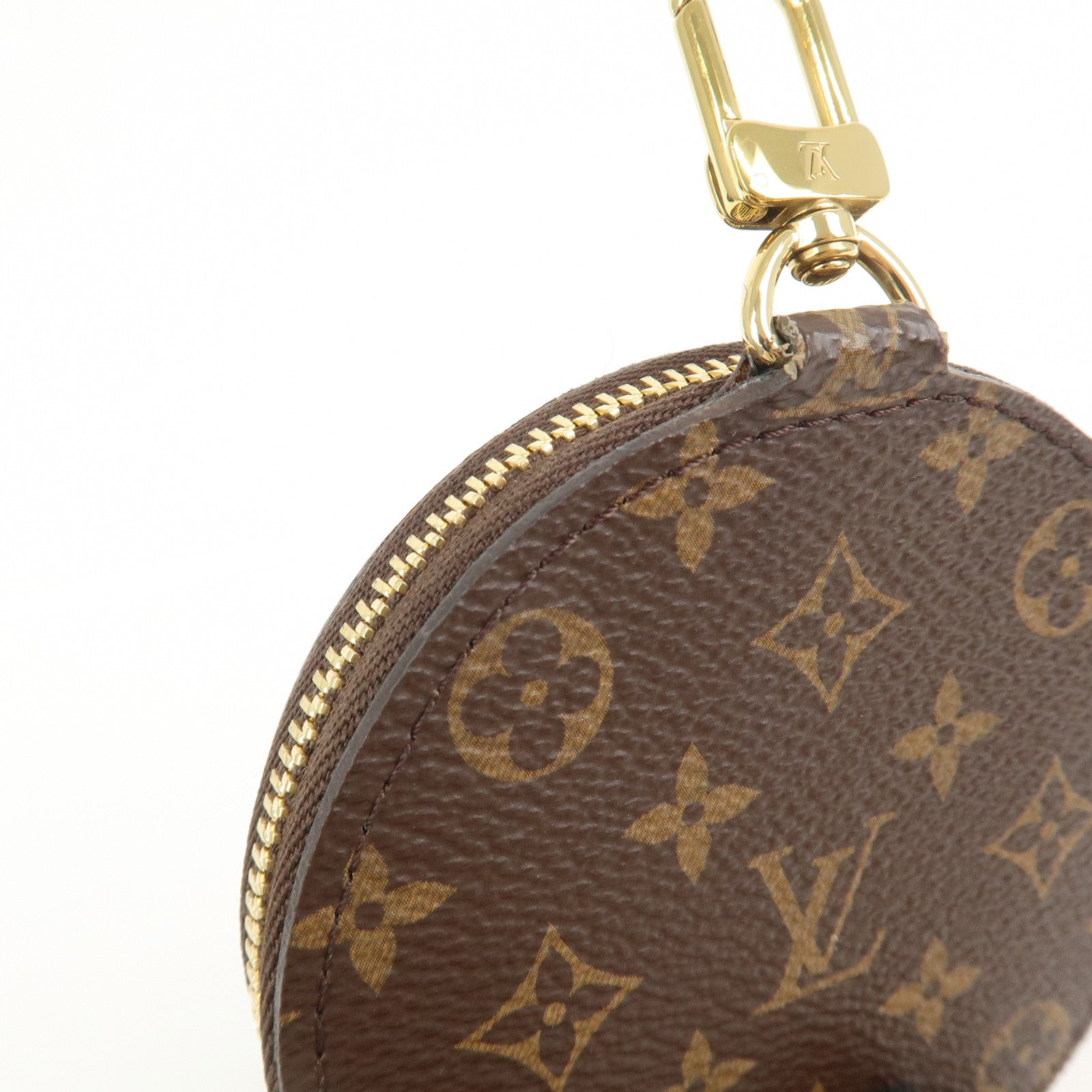 Louis Vuitton Monogram Canvas Coin Case Coin Wallet Brown