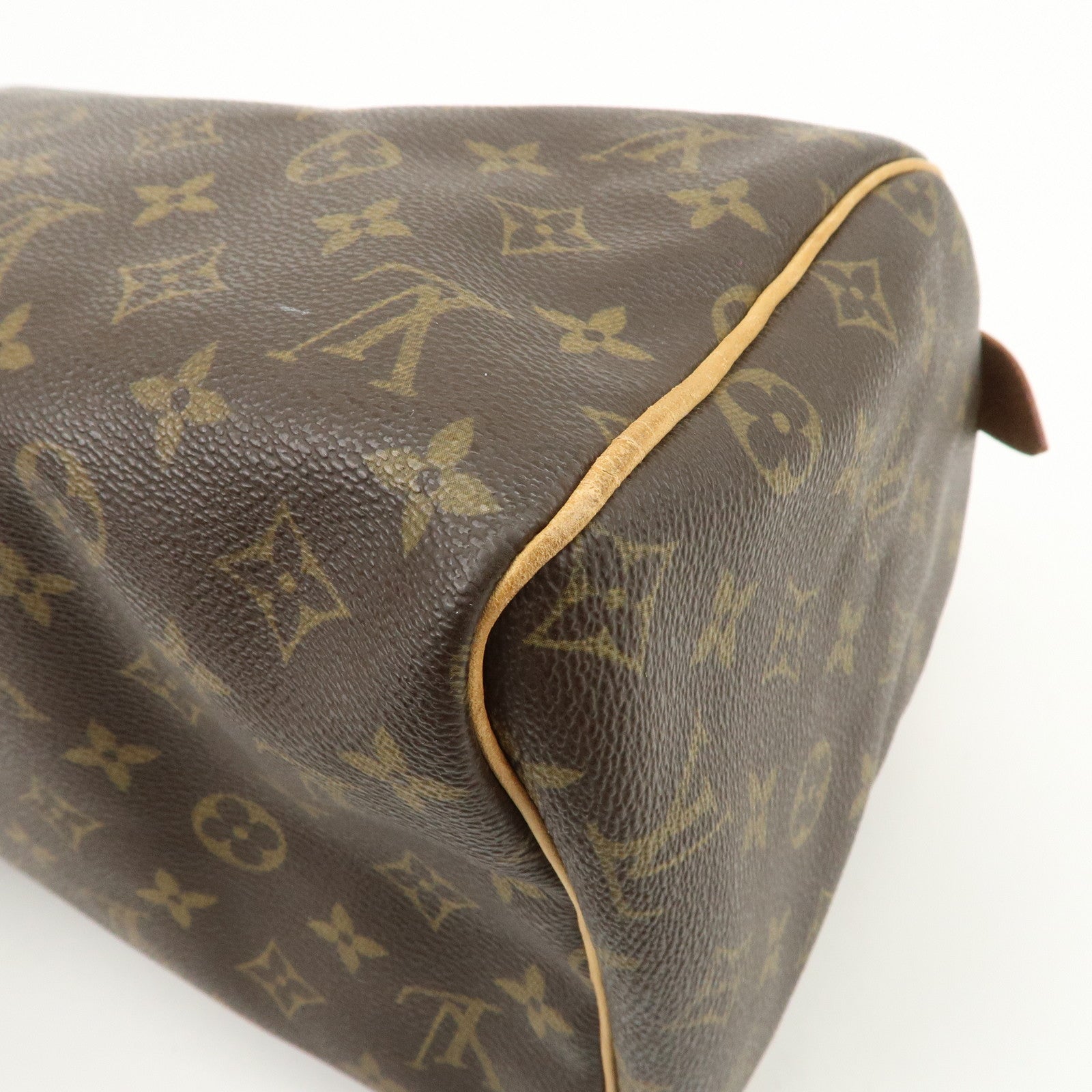 Louis Vuitton Monogram Speedy 30 Boston Bag Hand Bag Brown M41526