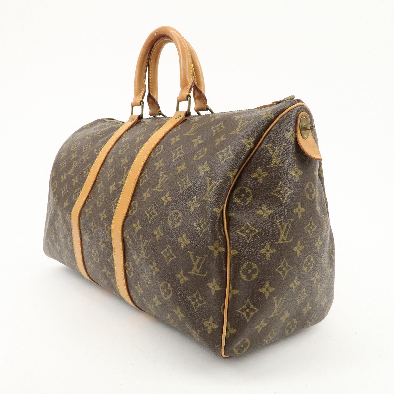 Louis Vuitton Monogram Keep All 45 Boston Bag M41428 Used