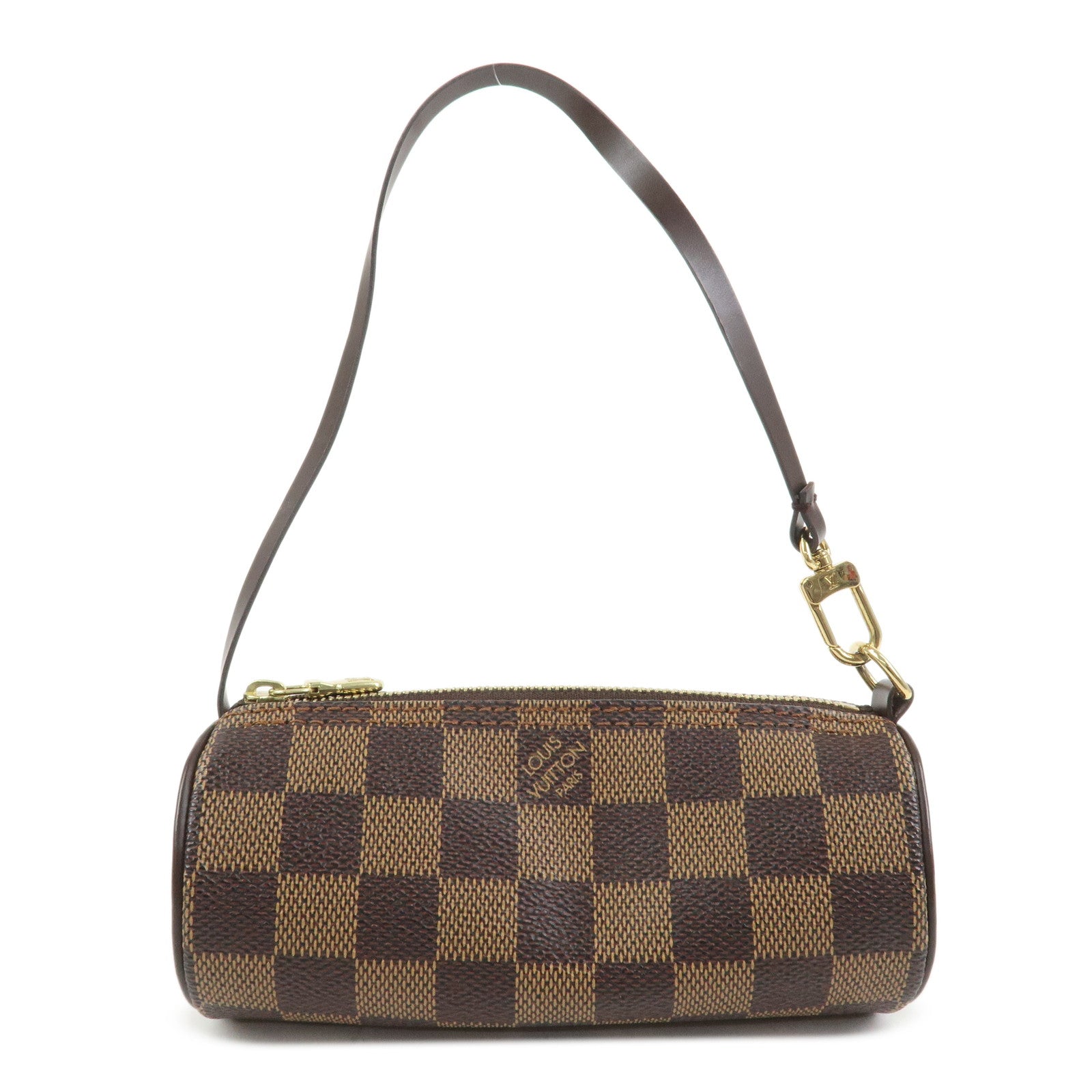 Louis Vuitton Damier Ebene Mini Pouch for Papillon Bag Brown
