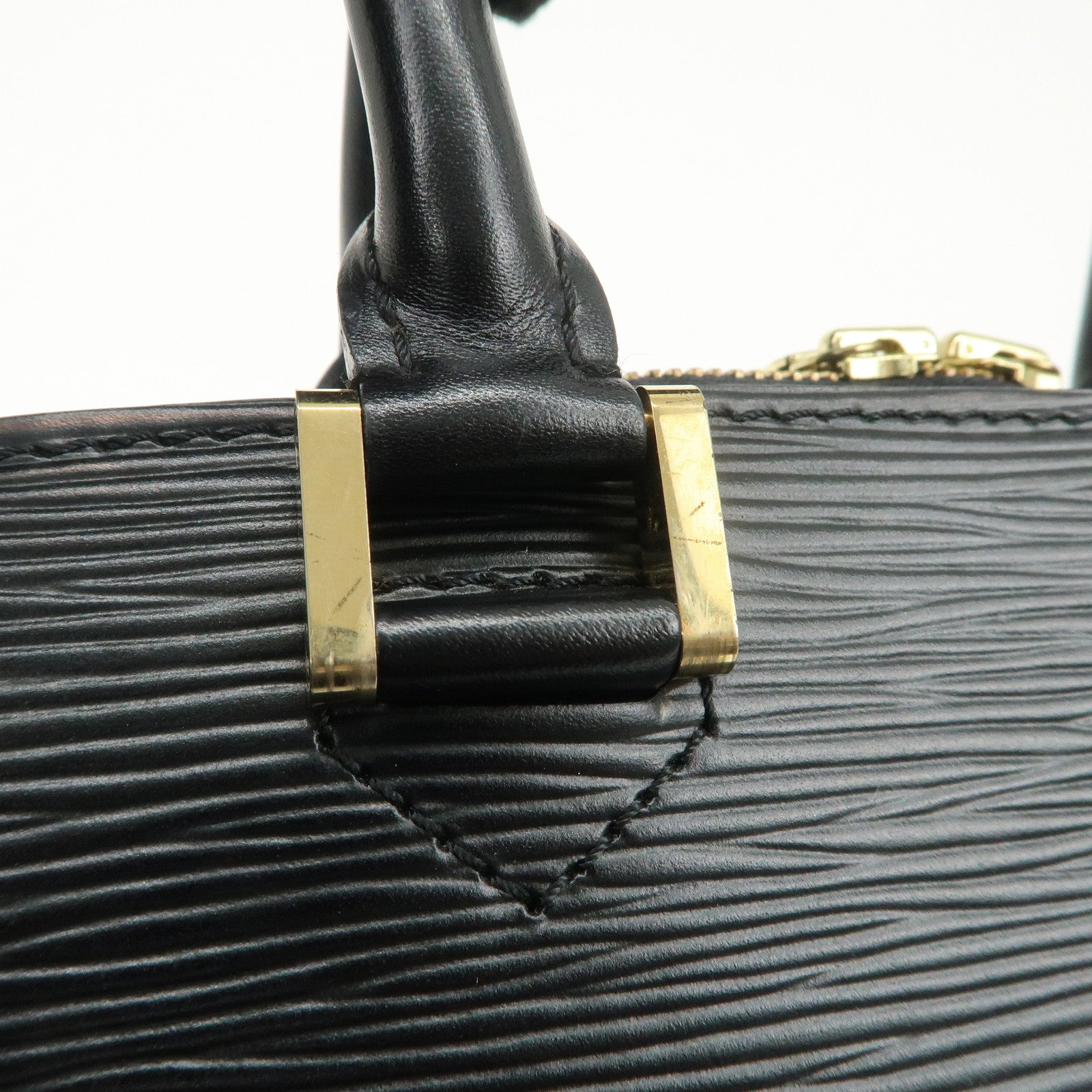 Louis Vuitton Epi Pont Neuf Hand Bag Black Noir M52052