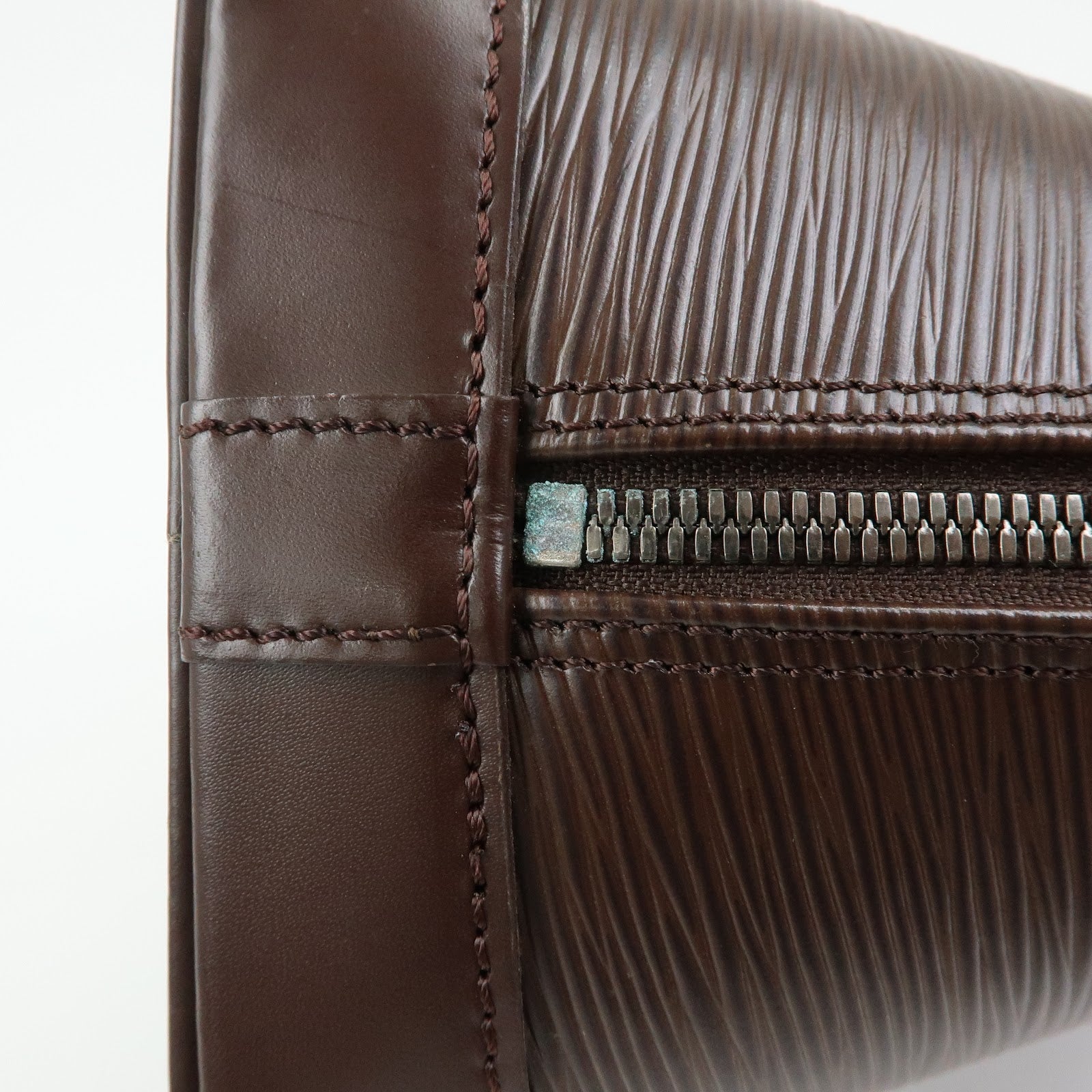 Louis Vuitton Epi Leather Alma Hand Bag Mocha M5214D
