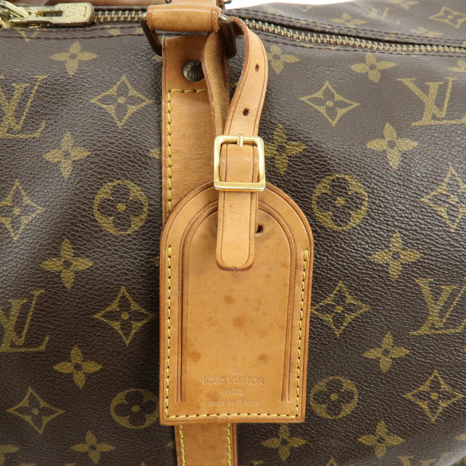 Louis Vuitton Monogram Keep All Bandouliere 55 Boston Bag M41414