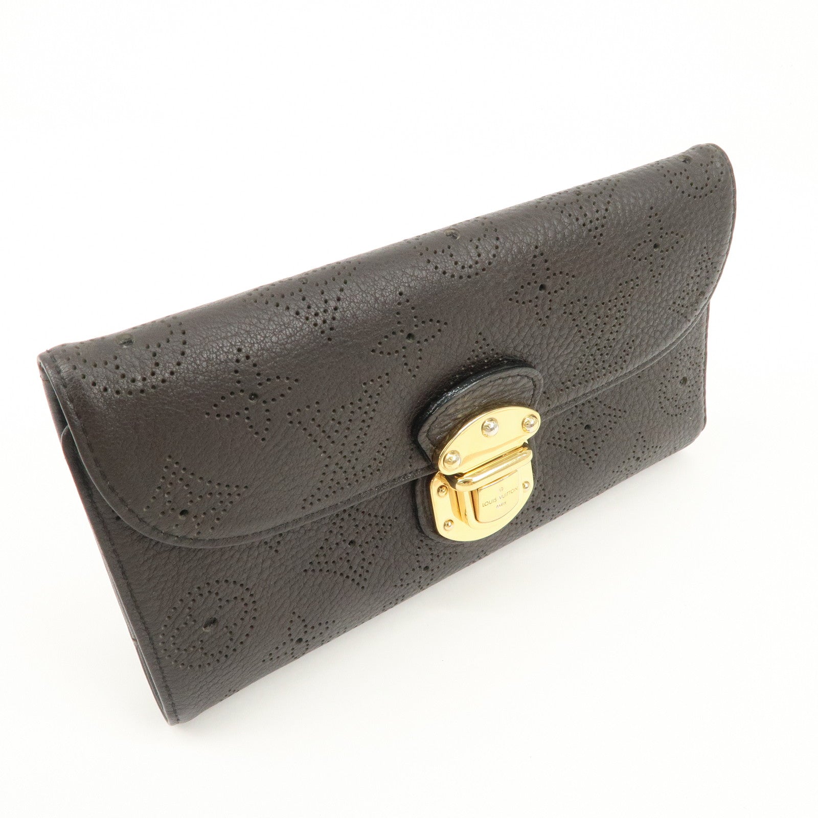 Louis Vuitton Monogram Mahina Leather Portefeuille Wallet M95968 Used