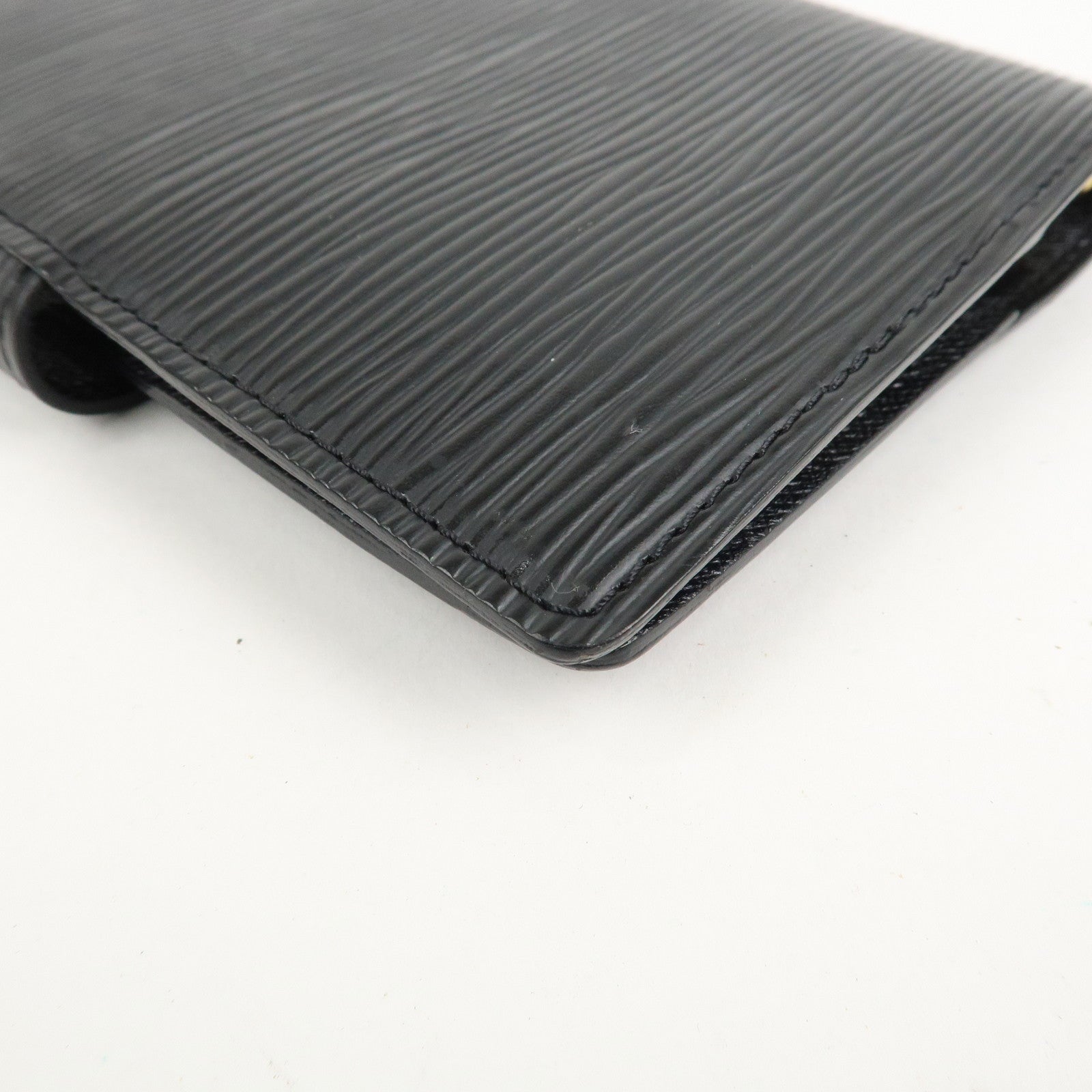 Louis Vuitton Epi Agenda PM Planner Cover Noir R20052