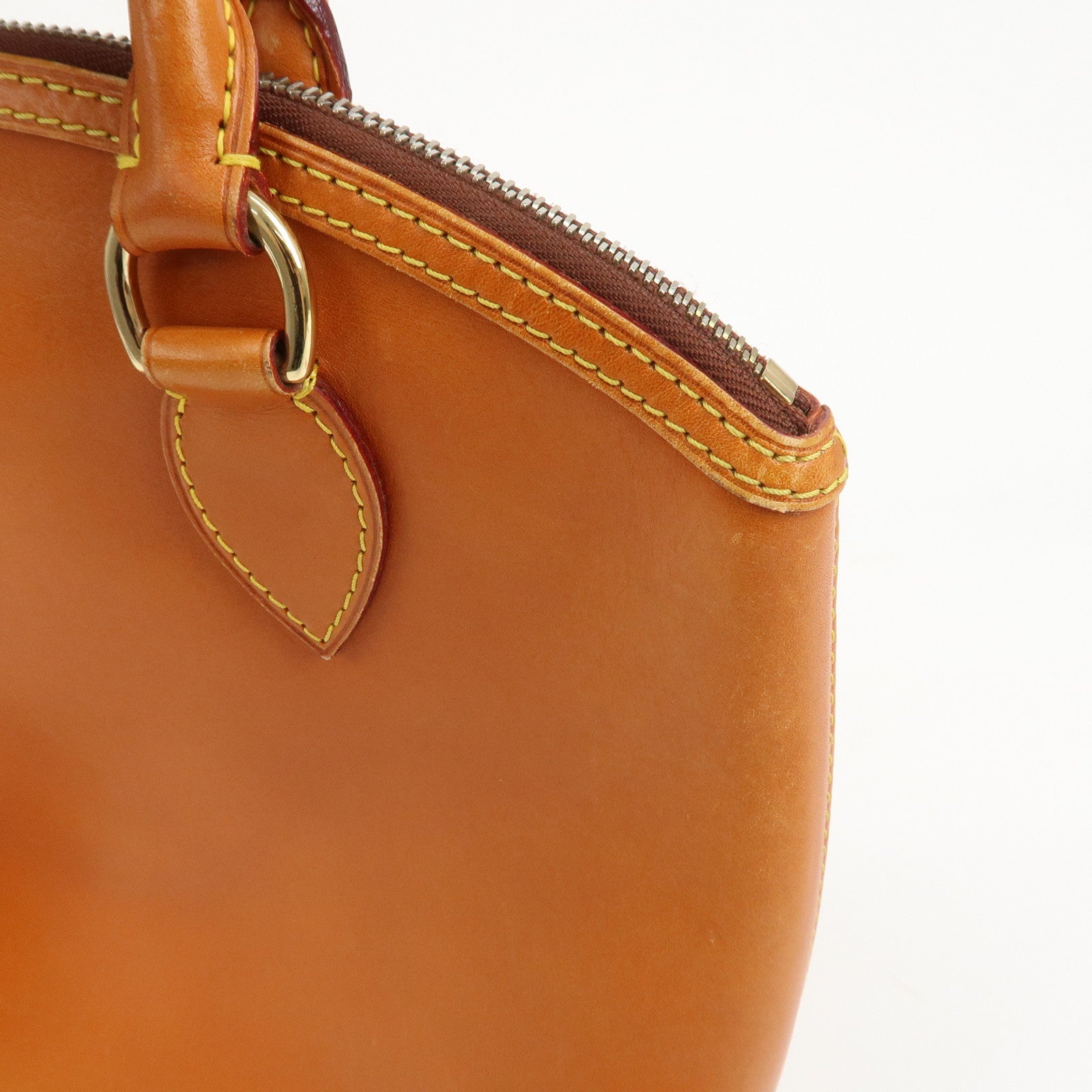 Louis Vuitton Lockit Nomade Leather Hand Bag Caramel Brown M85388