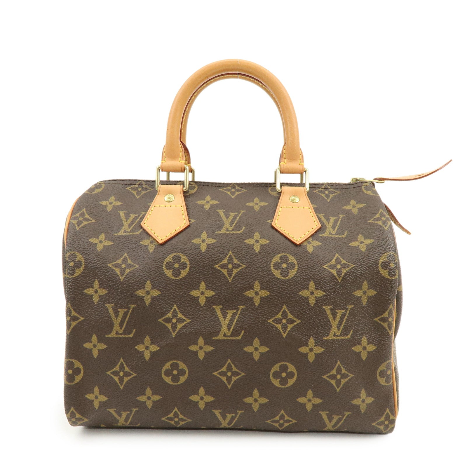 Louis Vuitton Monogram Speedy 25 Boston Bag Hand Bag Brown M41528