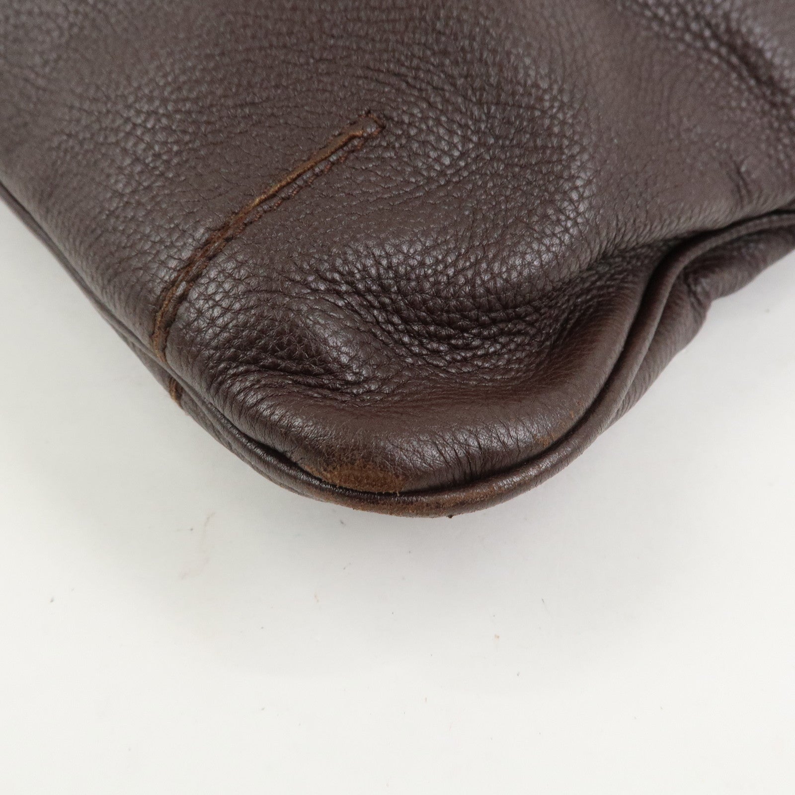 BOTTEGA VENETA Cervo Leather 2WAY Bag Shoulder Bag Hand Bag Brown