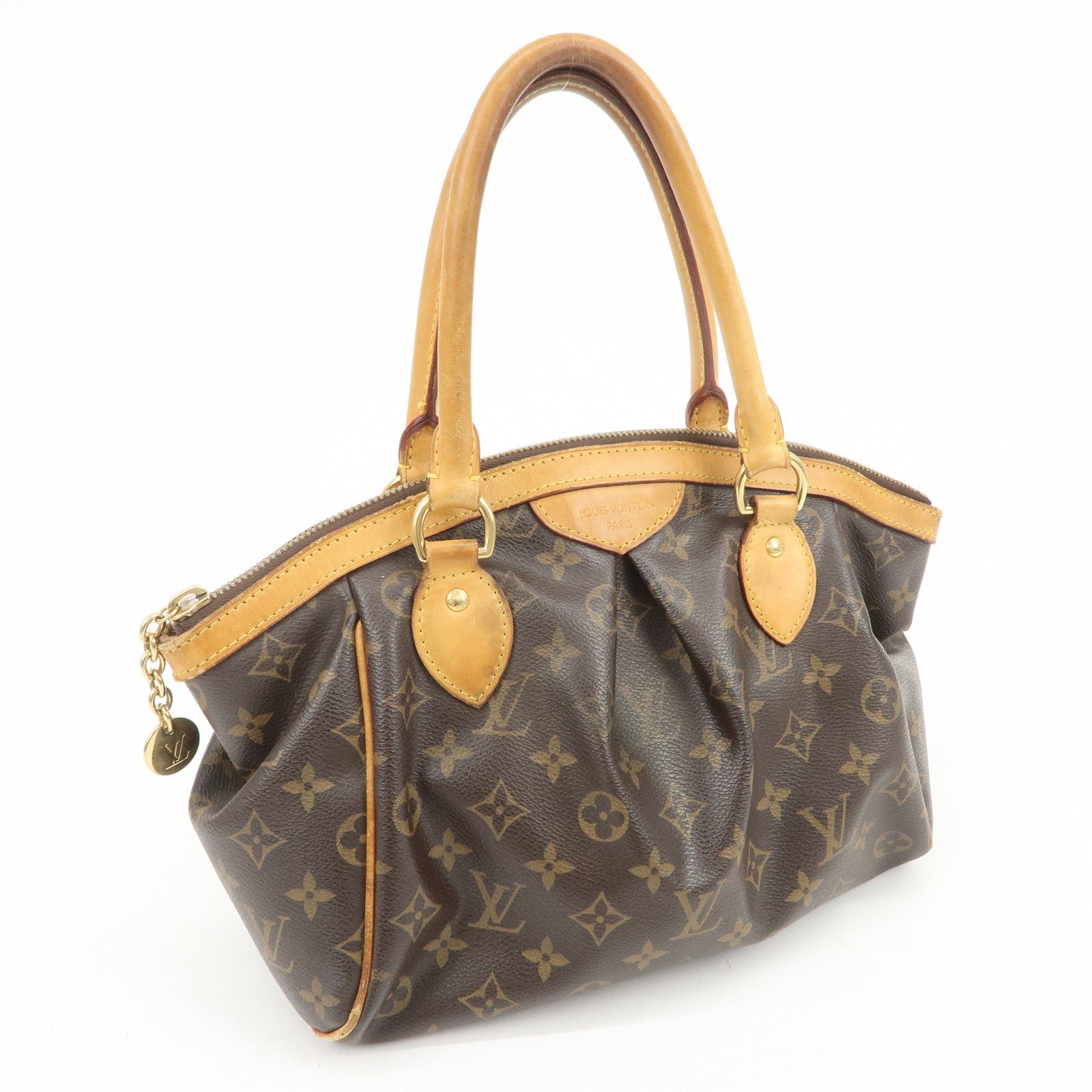 Louis Vuitton Monogram Tivoli PM Hand Bag Shoulder Bag Brown M40143