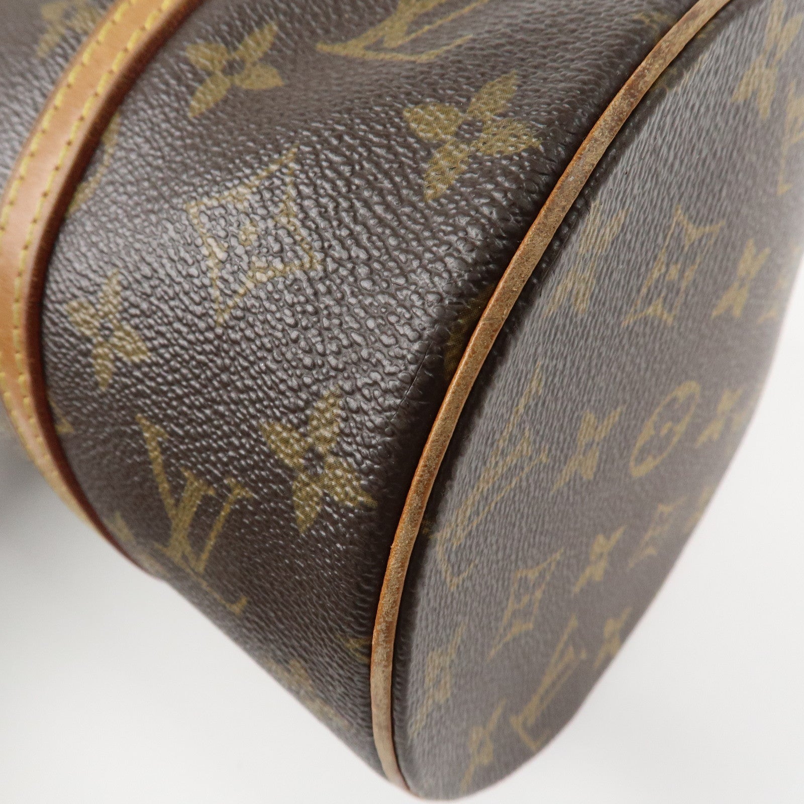 Louis Vuitton Monogram Papillon 30 Hand Bag Brown M51385 Used