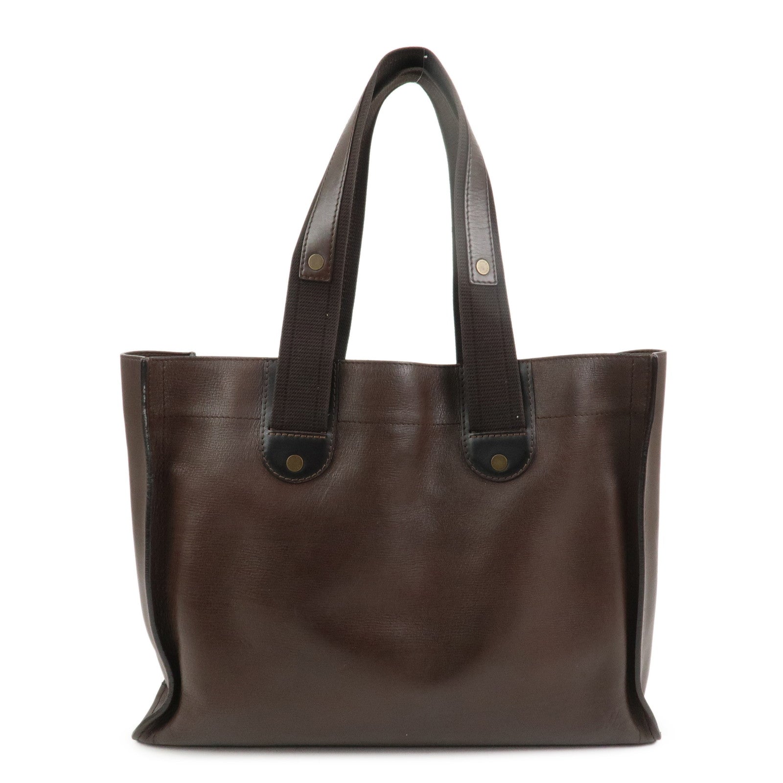 Louis Vuitton Mohican Calf Leather Tote Bag Brown Cafe M92531